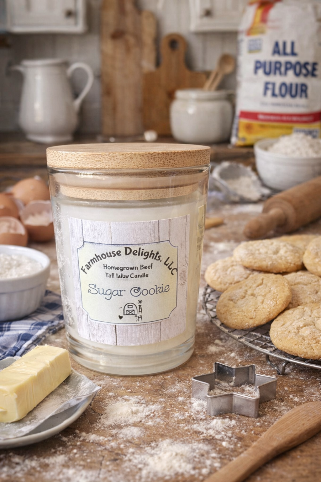 Sugar Cookie Tallow Candle