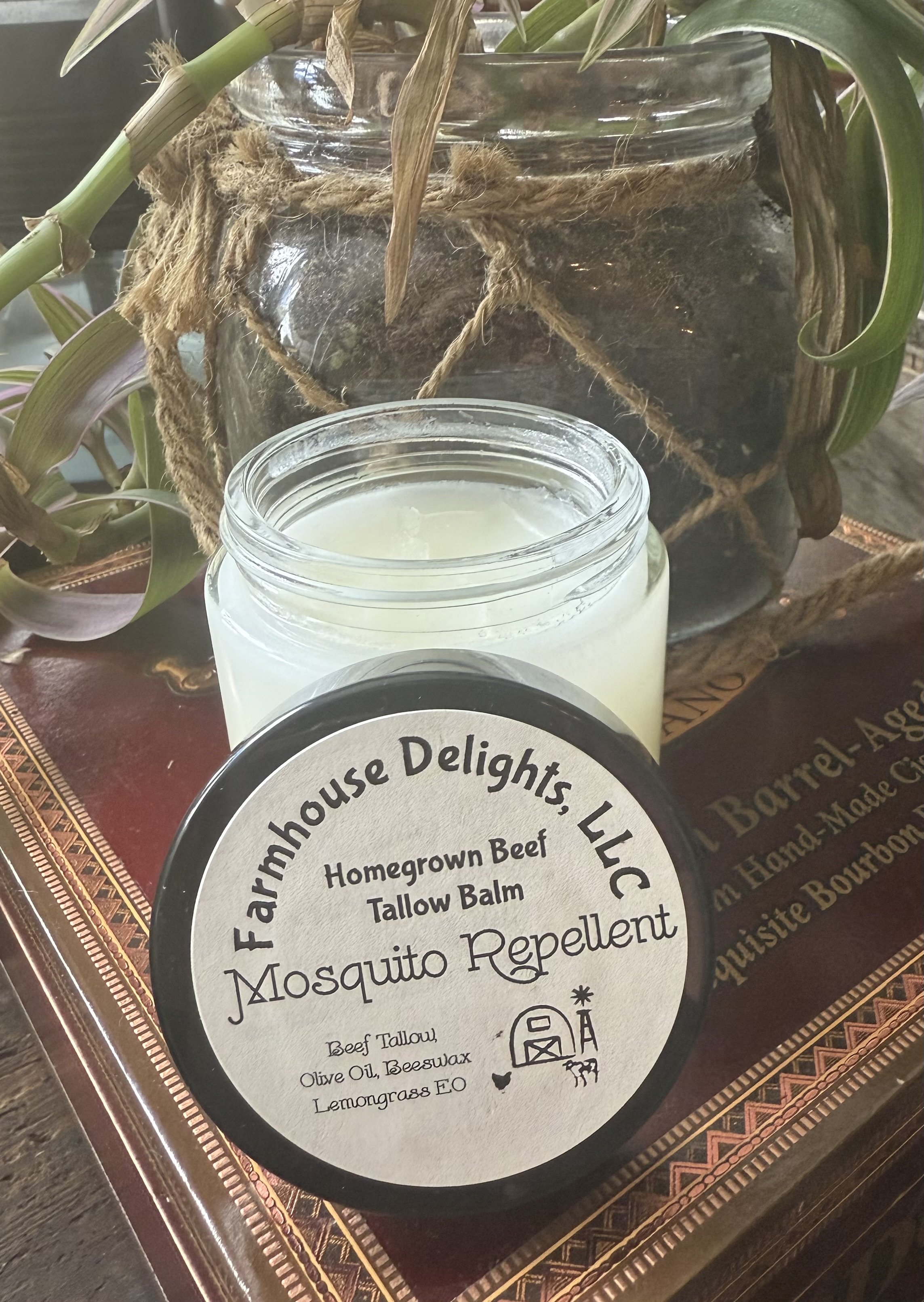 Mosquito Repellent Beef Tallow Balm