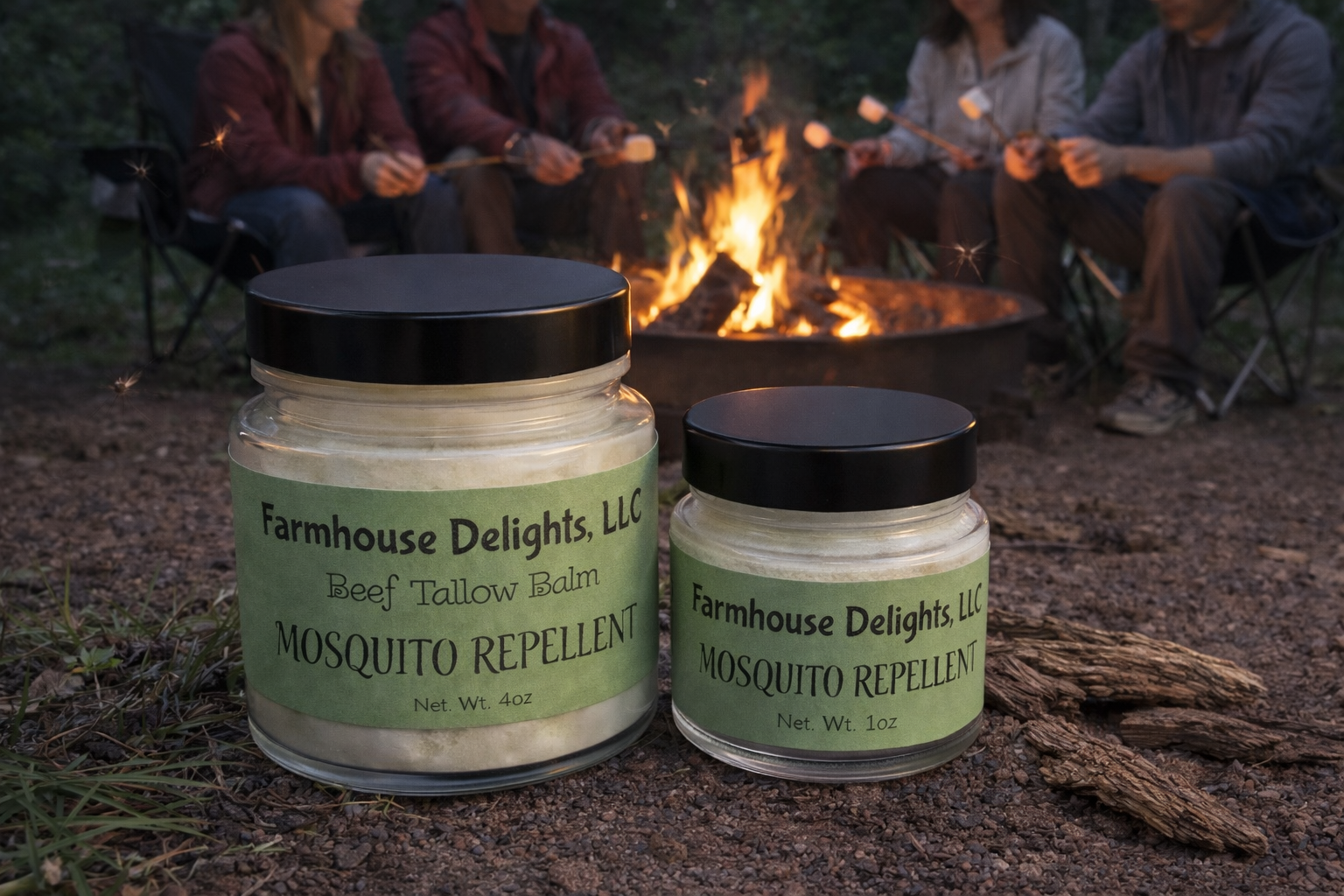 Mosquito Repellent Beef Tallow Balm