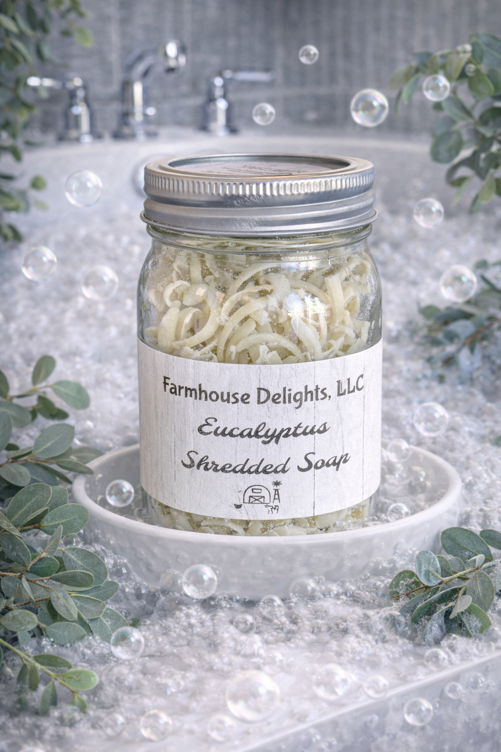 Eucalyptus Shredded Bath Soap