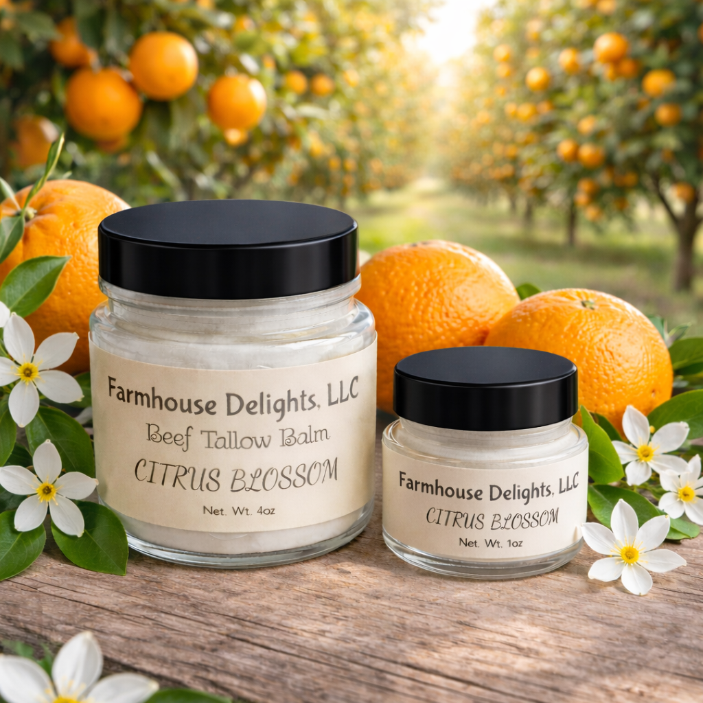 Citrus Blossom Beef Tallow Lotion