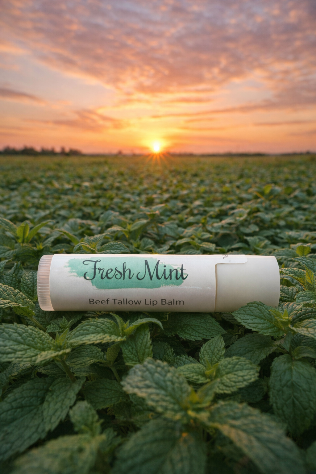“Fresh Mint” Beef Tallow Chapstick