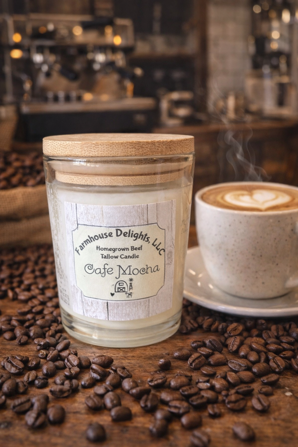 Cafe Mocha Tallow Candle