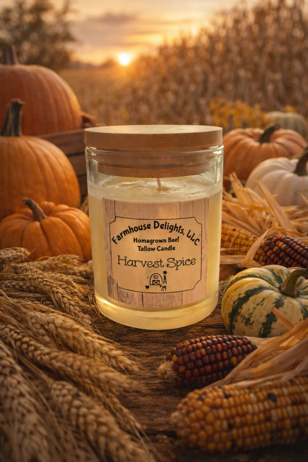Harvest Spice Tallow Candle