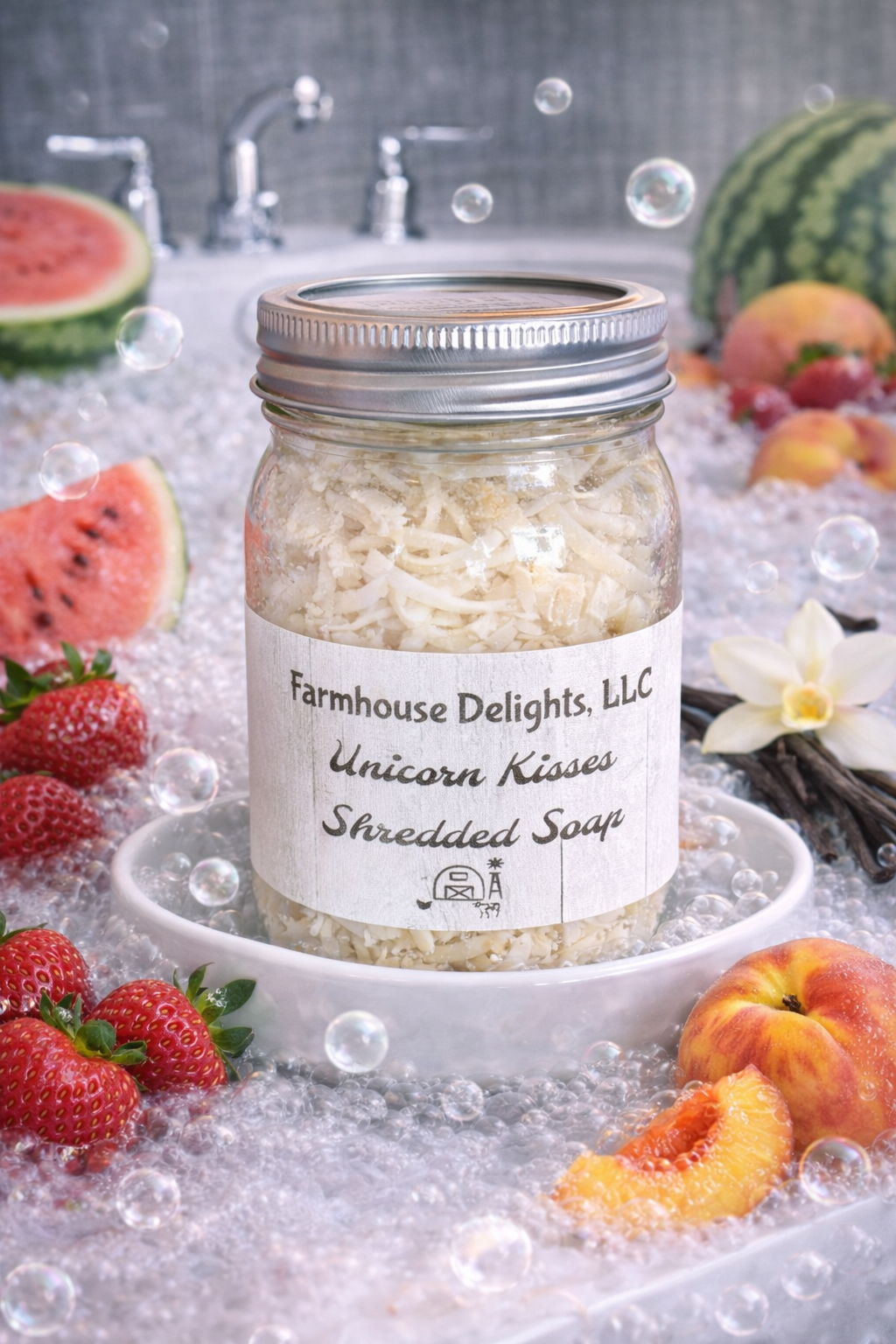 Unicorn Kisses Shredded Bath Soap