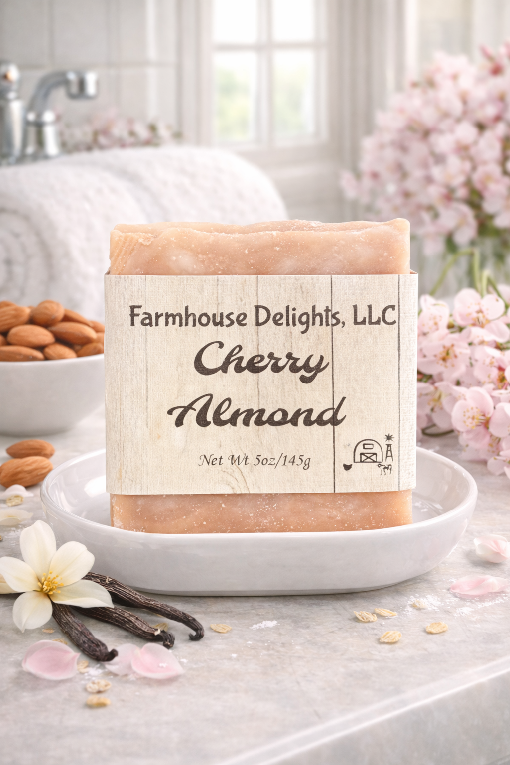 Cherry Almond Beef Tallow Soap