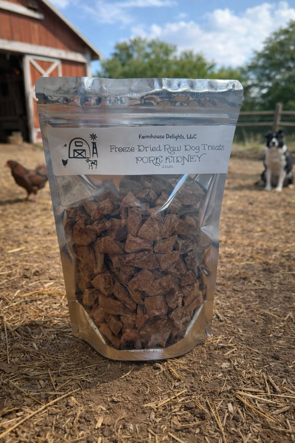 Pork Kidney Freeze Dried Dog Treats
