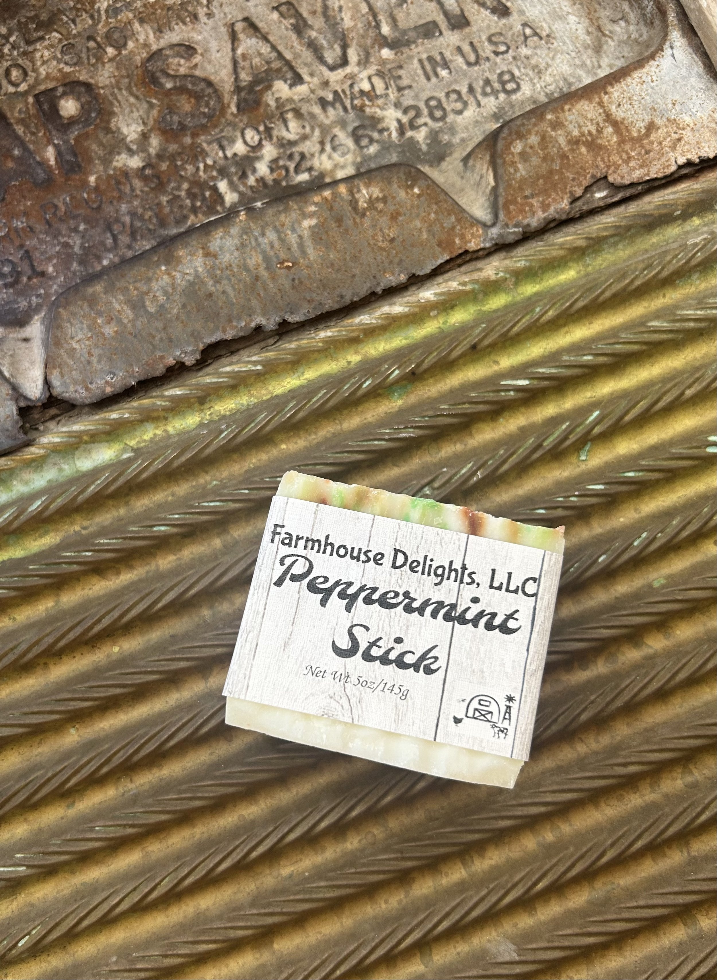 Peppermint Stick Beef Tallow Soap