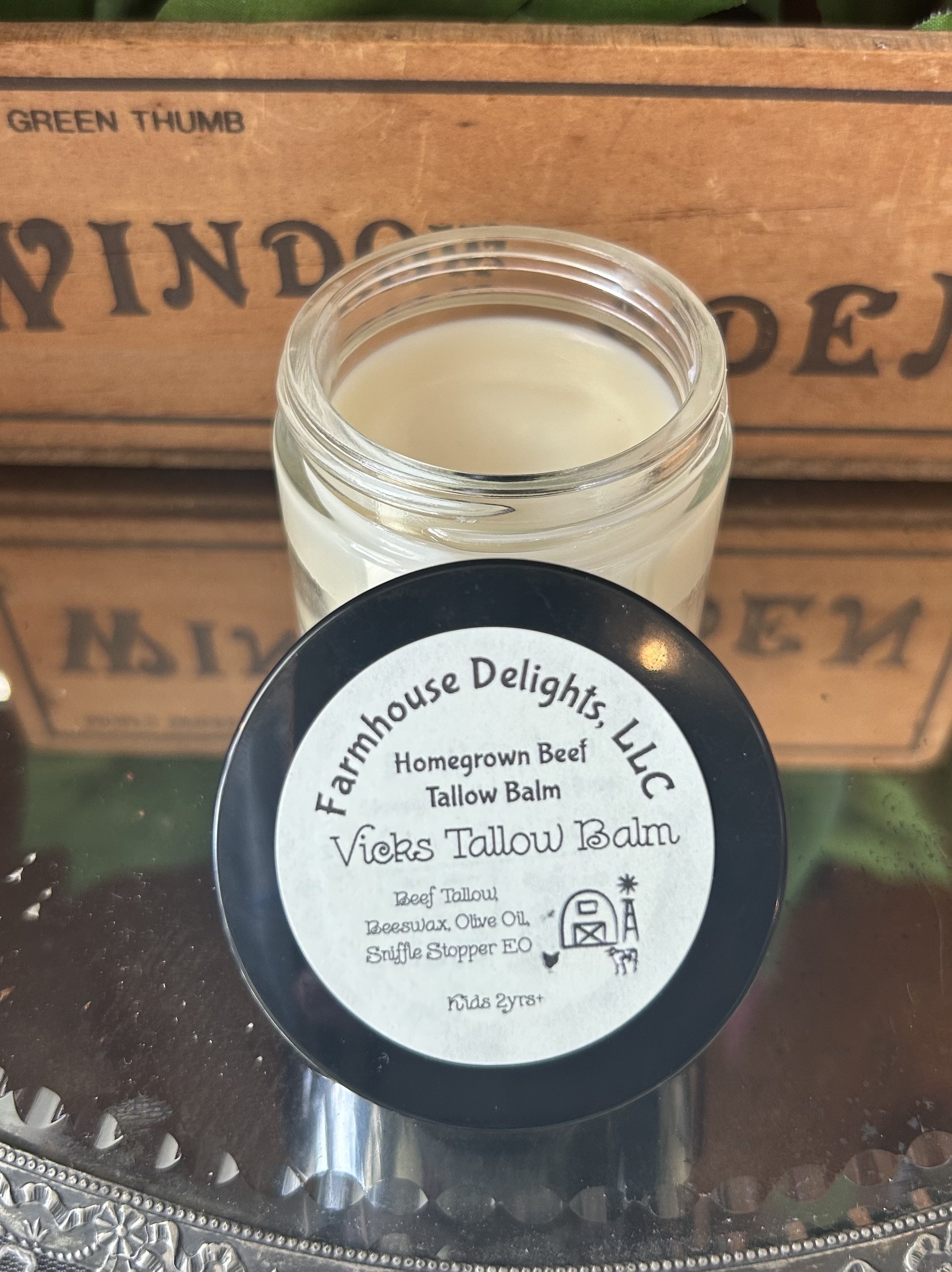 Vicks (kids 2yrs+) Beef Tallow Balm