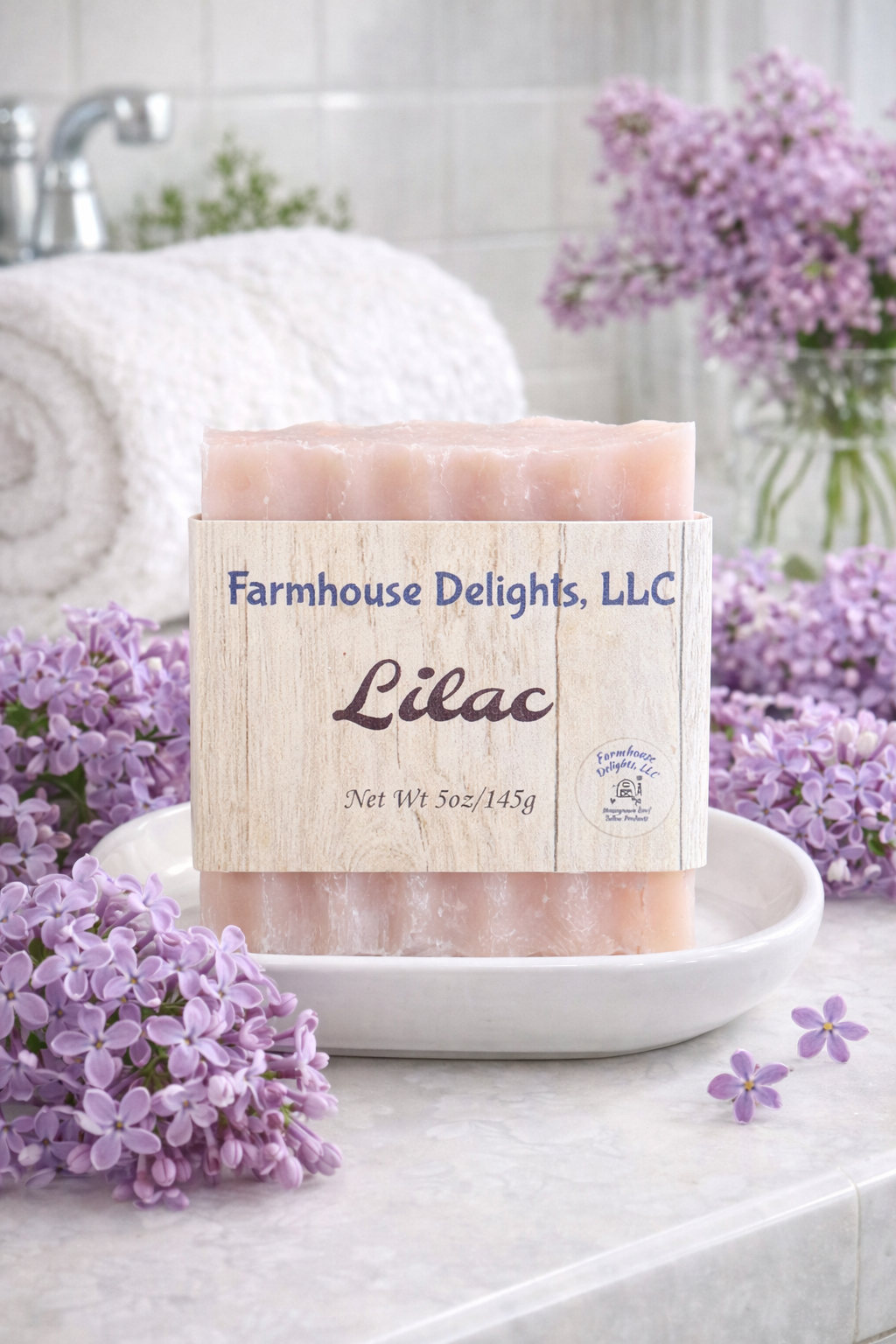 Lilac Beef Tallow Soap