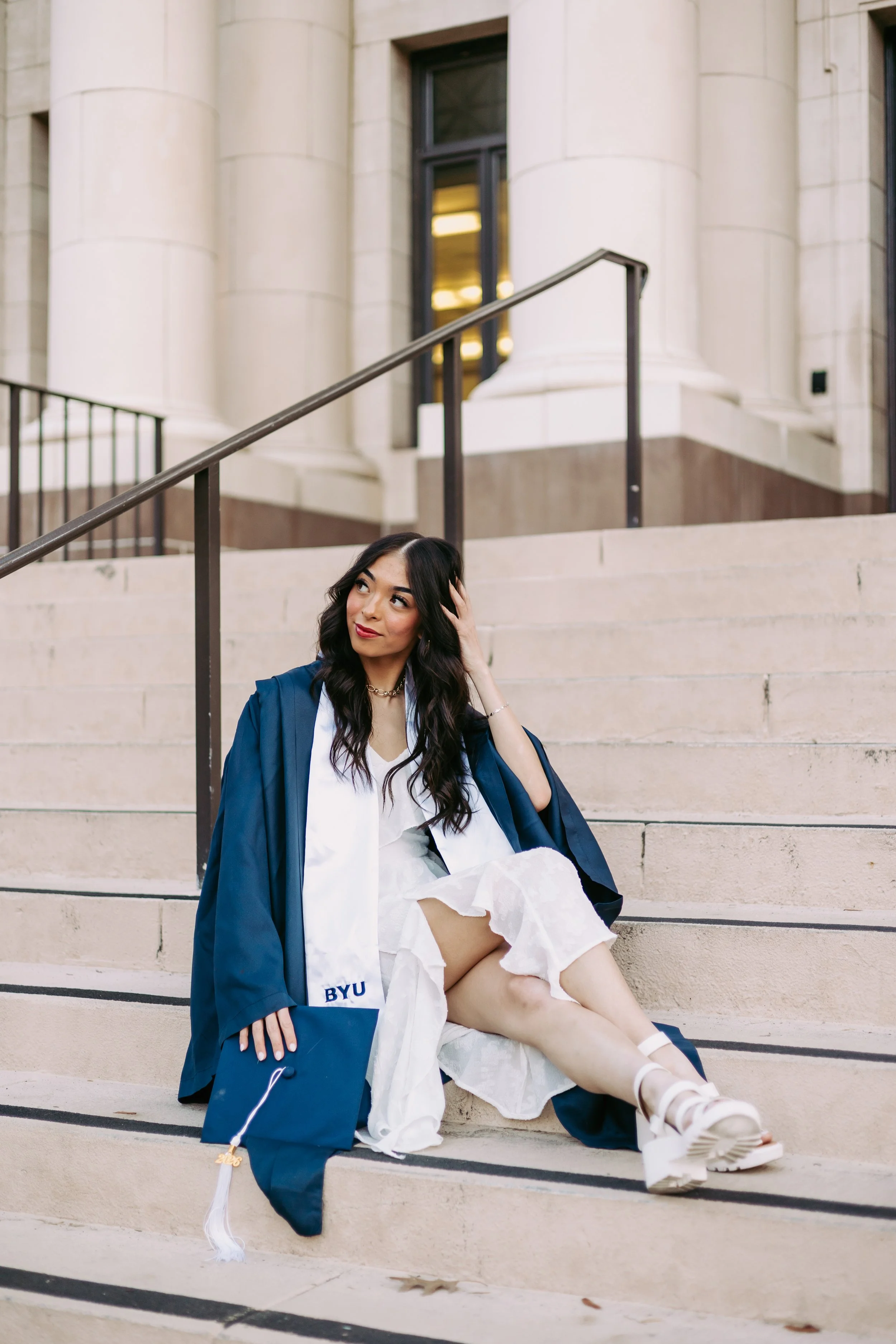 McKenna senior photos at BYU Provo Utah photographer Amanda Manning