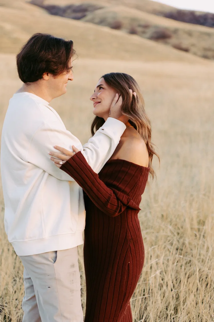 Fall engagement session in Utah mountains