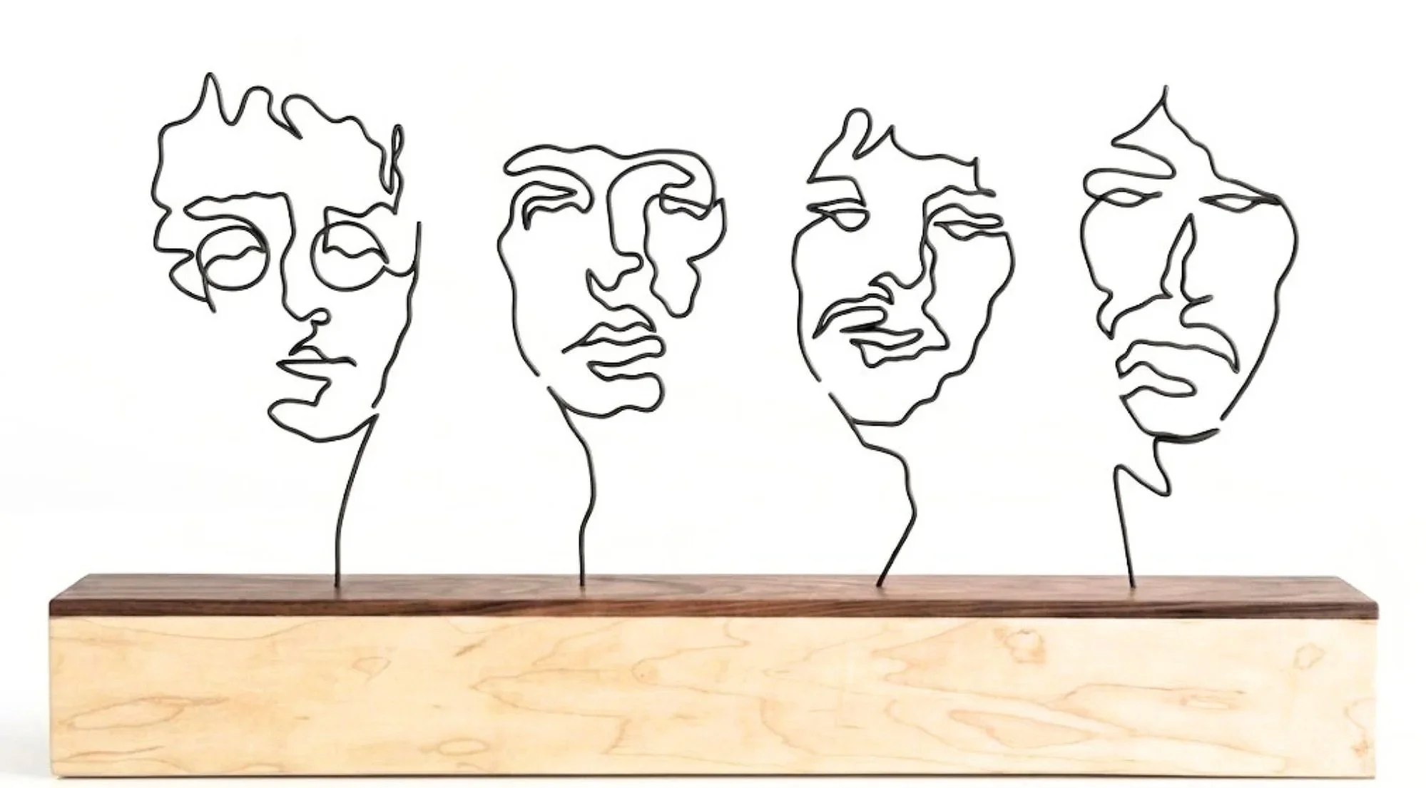 THE REUNION | 24" X 12" X 3" | 7' Single-wires | Rosewood on Maple