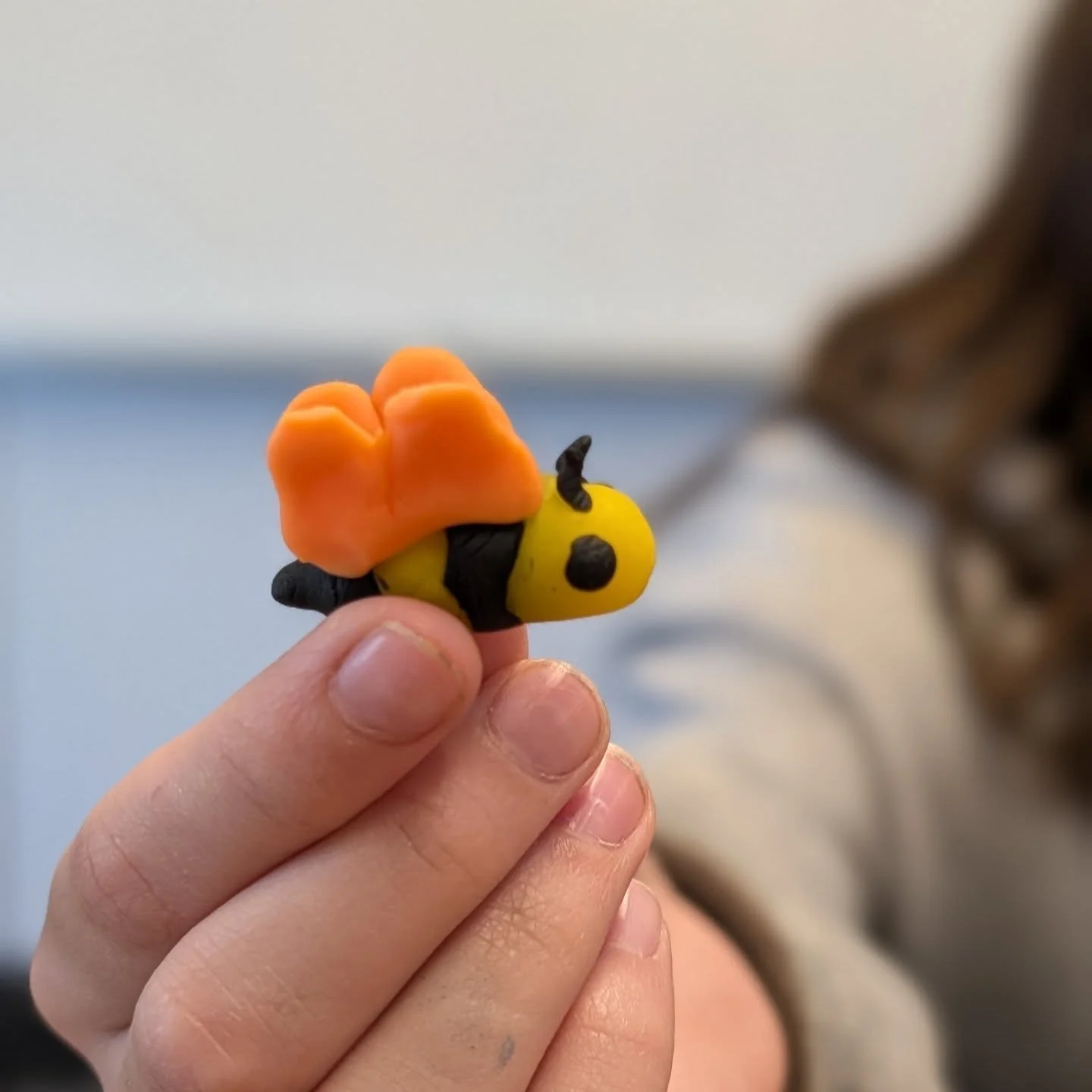 Happy World Bee Day! 🐝🐝🐝 Students from @ourladyauroraoh FFP 4th grade class made the coolest clay bees! 

There are still wildflower seed shakers and seed bags available at Our Lady this week if you would like one to celebrate World Bee Day!

#wor