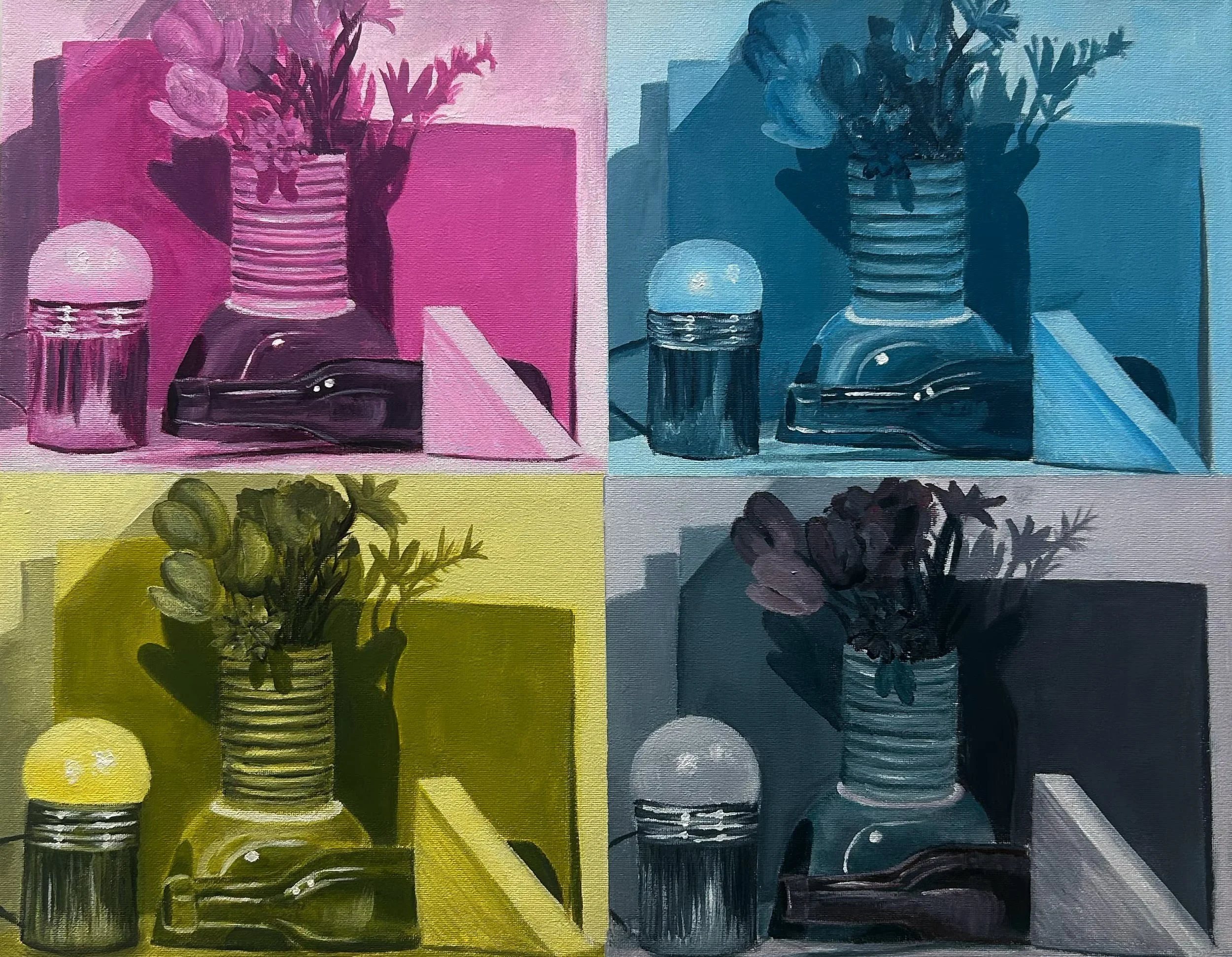 Four Lights ~ Acrylic on canvas