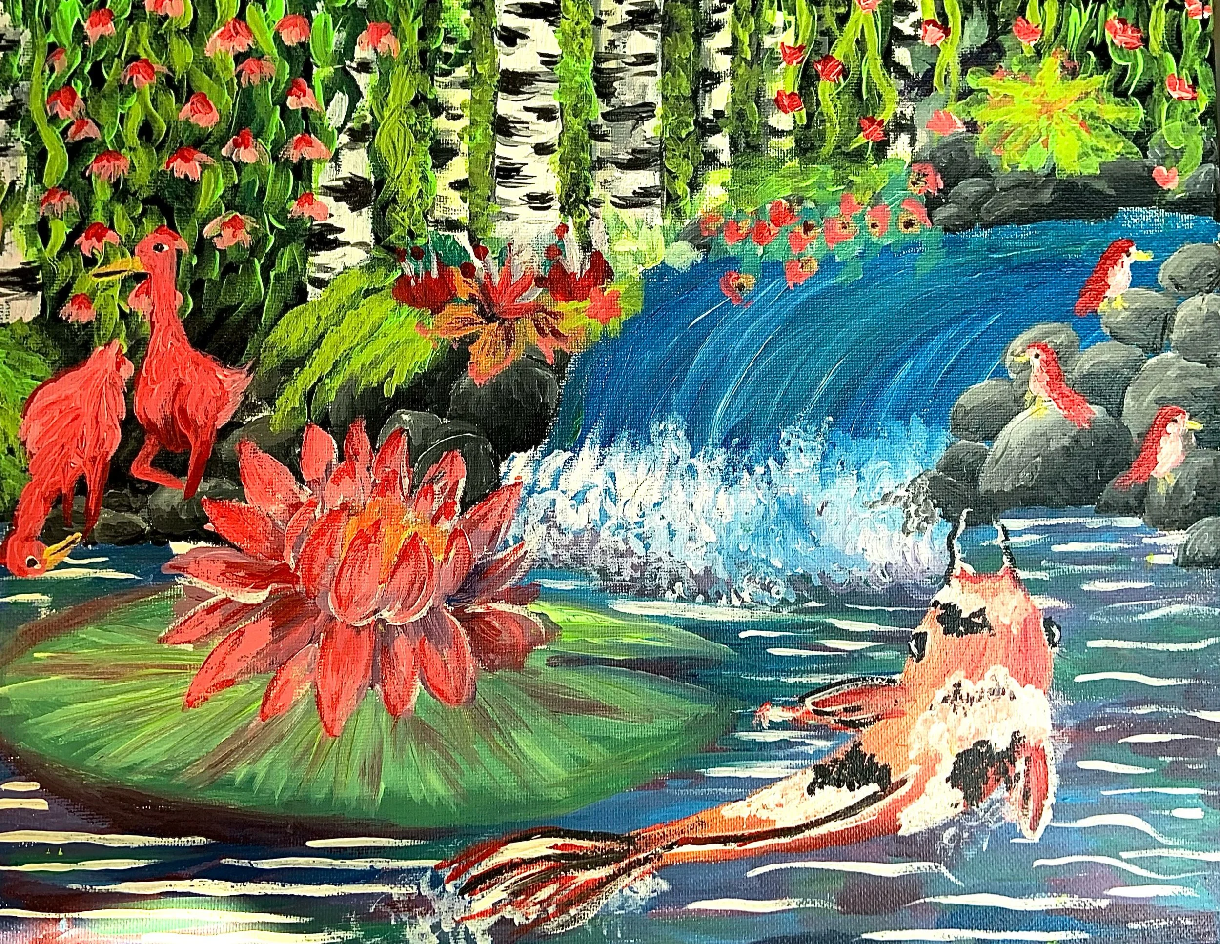 Bliss Garden ~ Acrylic on canvas