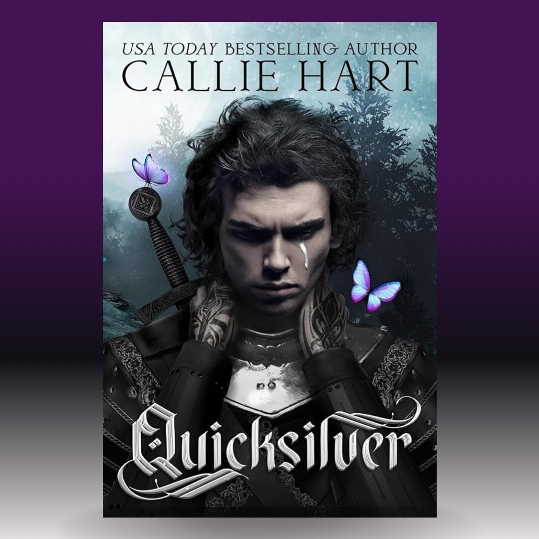 Quicksilver by Callie Hart
Rating: ⭐️⭐️⭐️⭐️⭐️

Do not touch the sword.
Do not turn the key.
Do not open the gate.
When Saeris comes face-to-face with Death himself, she inadvertently reopens a gateway between realms and is transported to a land of ic