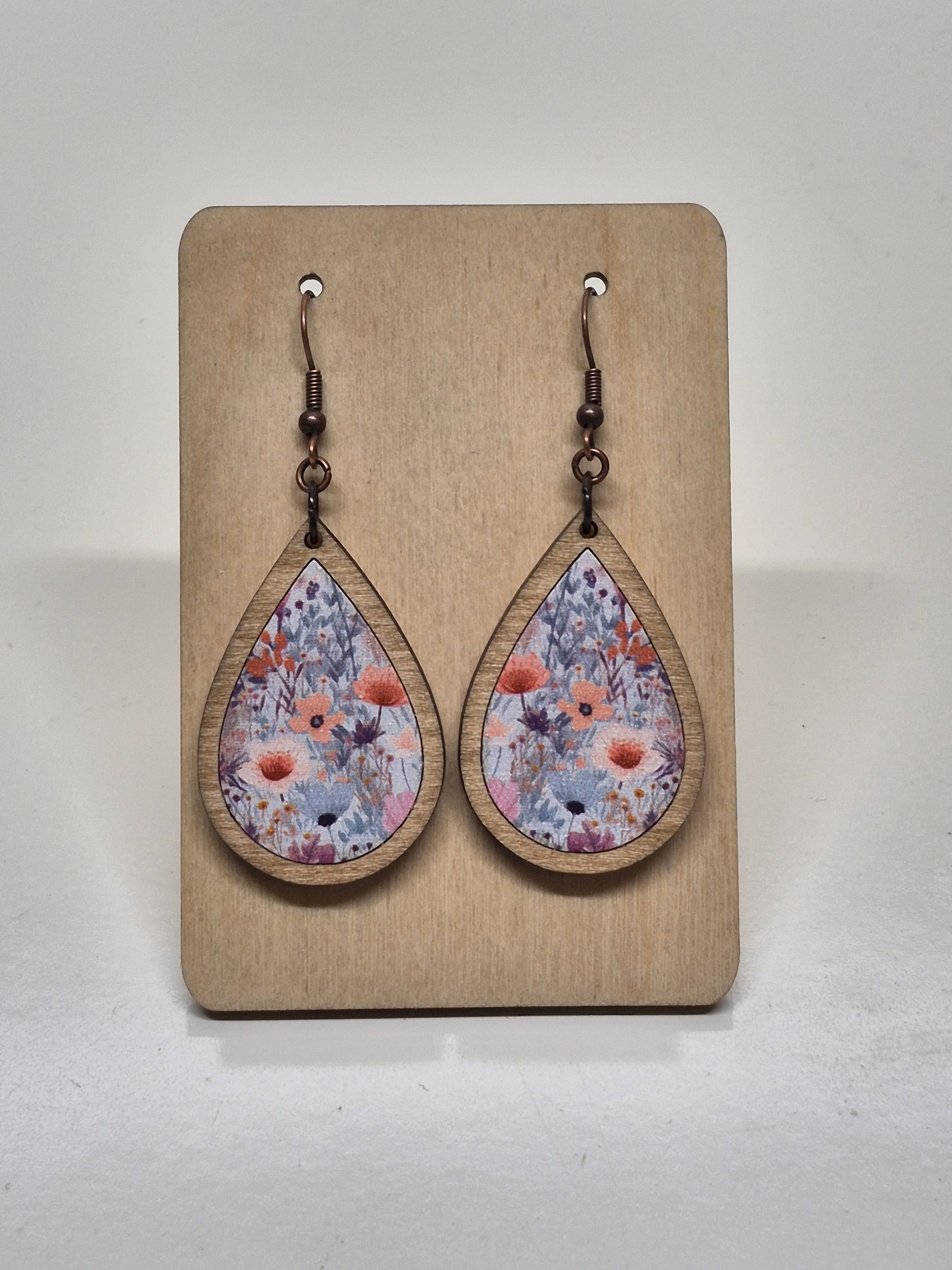 Wildflowers Teardrop Dangle