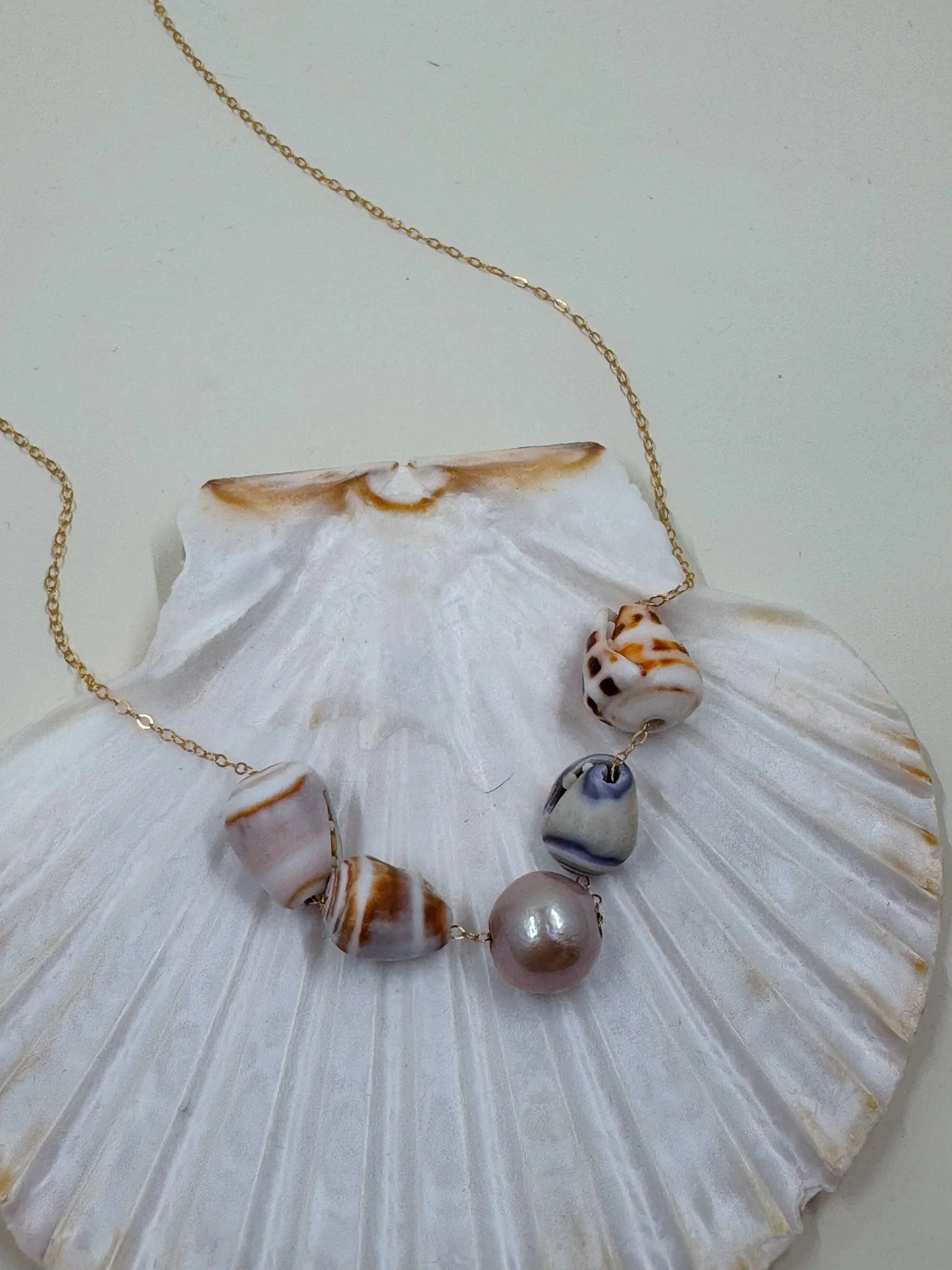 Fresh Water Pearl + Cones