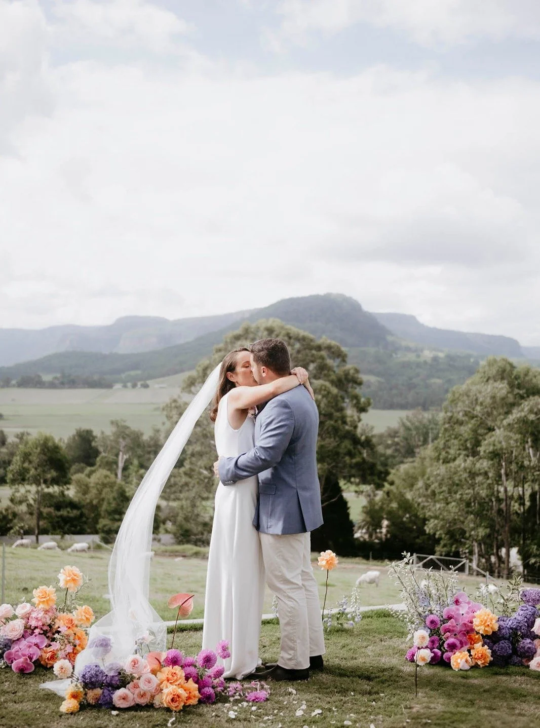 One whole year of Gemma &amp; Cam 🤍✨

Today they celebrate their first wedding anniversary, and what a day it was! So magical, so intimate, and filled with so much heart. 

Set at La Belle Vallee, with the stunning views of Kangaroo Valley as the ba
