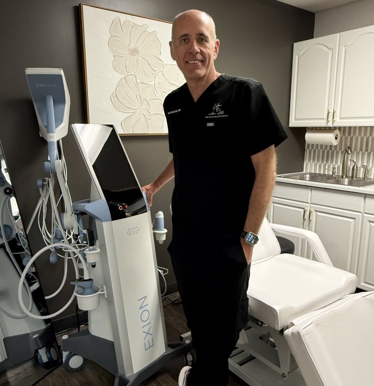 Jack Hydrick, NP, in a treatment room at Urban Elite