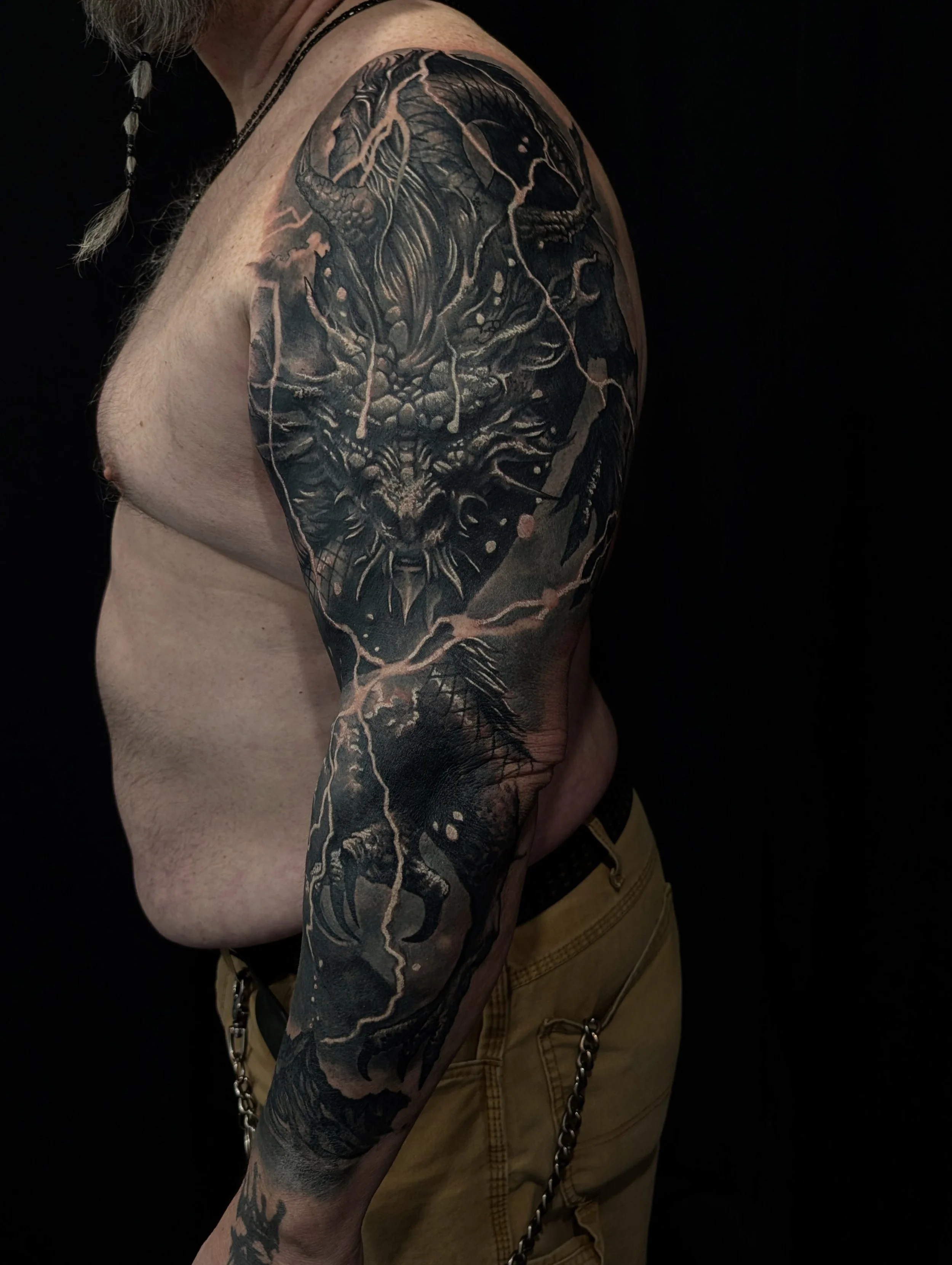 coverup sleeve of a dragon