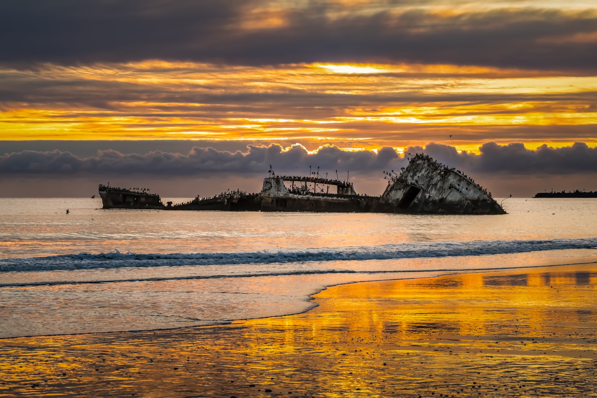 The Cormorant Village at Sunset : Rebecca Hall