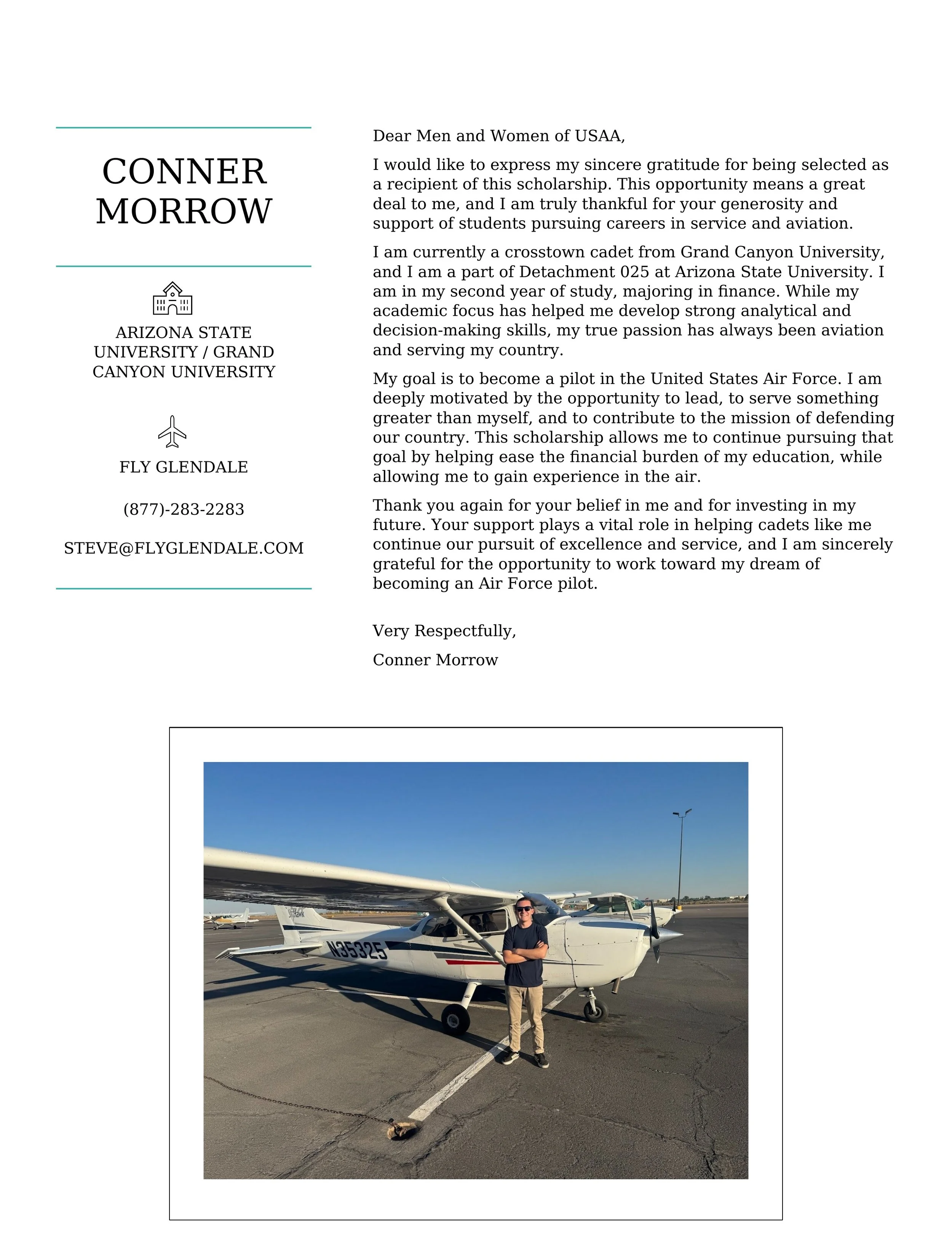 Morrow 2026 Flight Scholarship TY Notes USAA.jpg