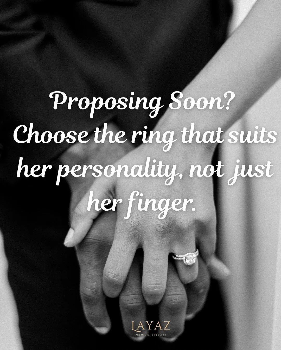 Proposing soon? 💍

An engagement ring is more than just a piece of jewellery. It&rsquo;s a symbol of love, commitment, and her unique story 💖

When you choose a ring, think beyond the sparkle. Consider her personality, her style, the little details