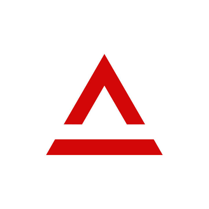 Animated Ahon mountain-inspired logo presented in the outdoor brand identity.
