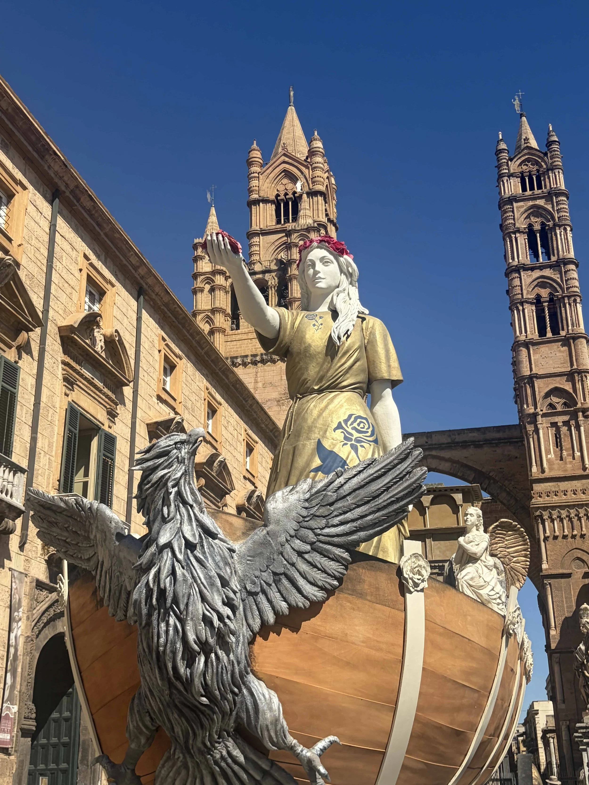 Santa Rosalia, patron saint of Sicilty, in Palermo