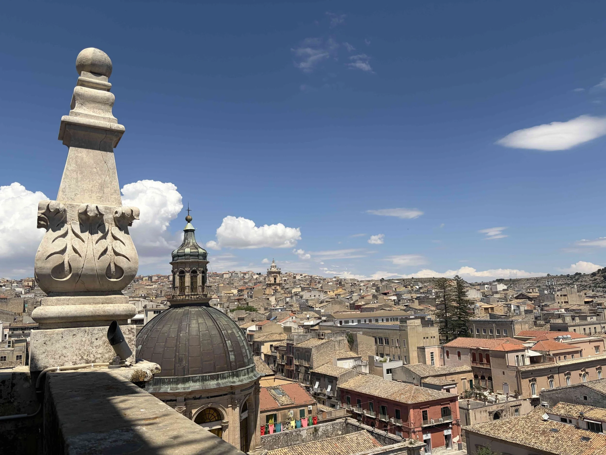 view from Ragusa cathedral