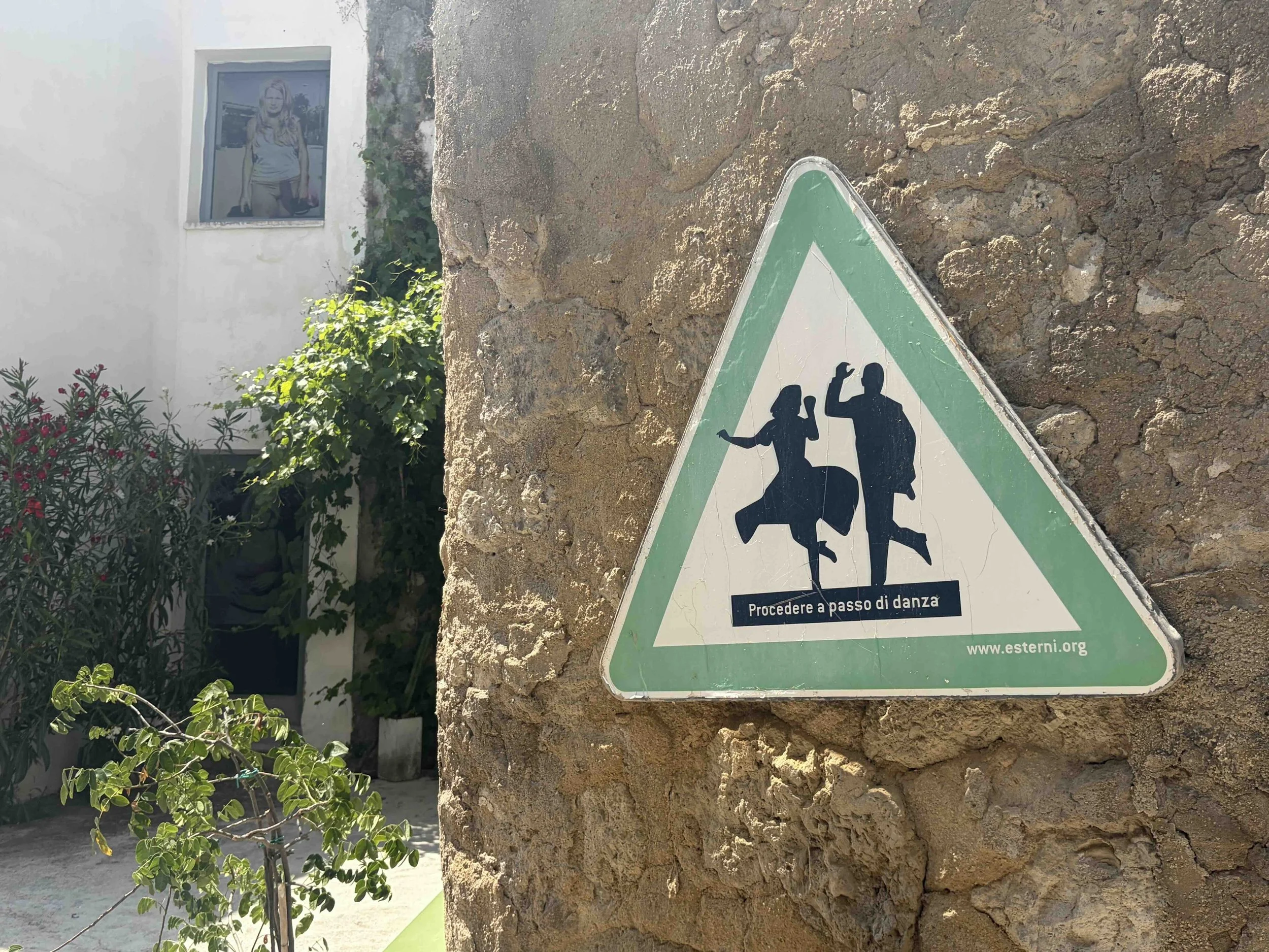 "Proceed via dance steps"