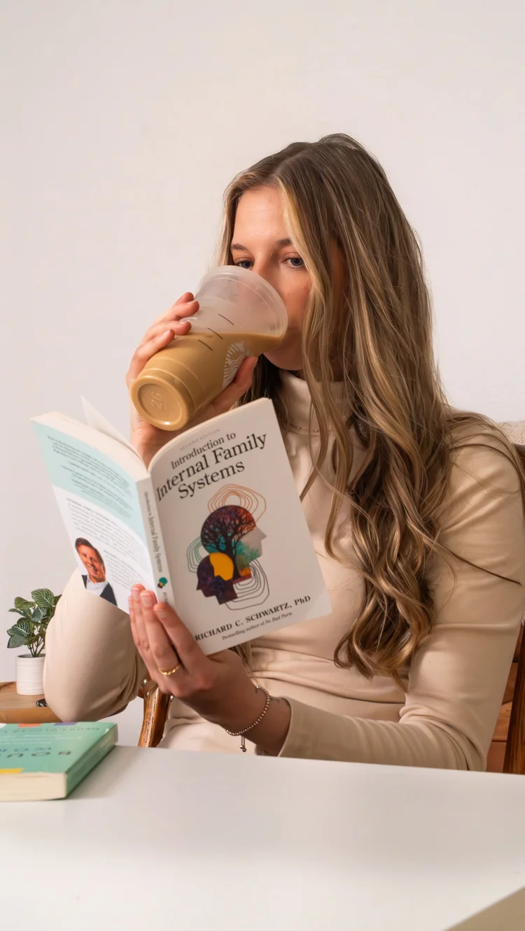 Kinley Springs LCSW Fort Worth therapist reading