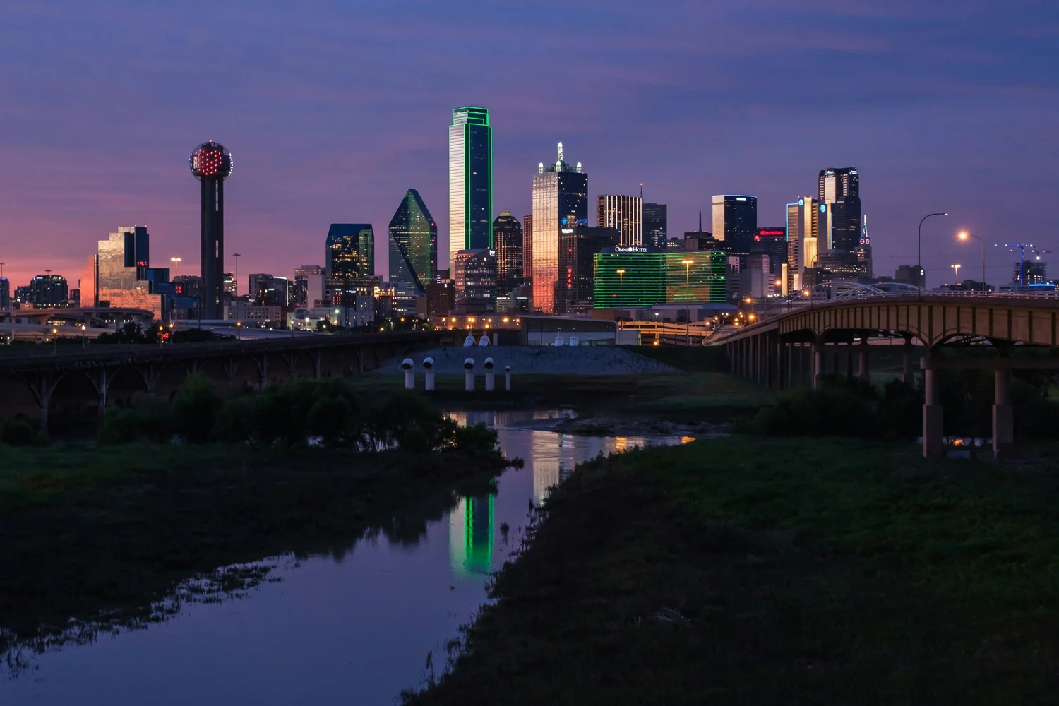 Downtown Dallas, Texas skyline