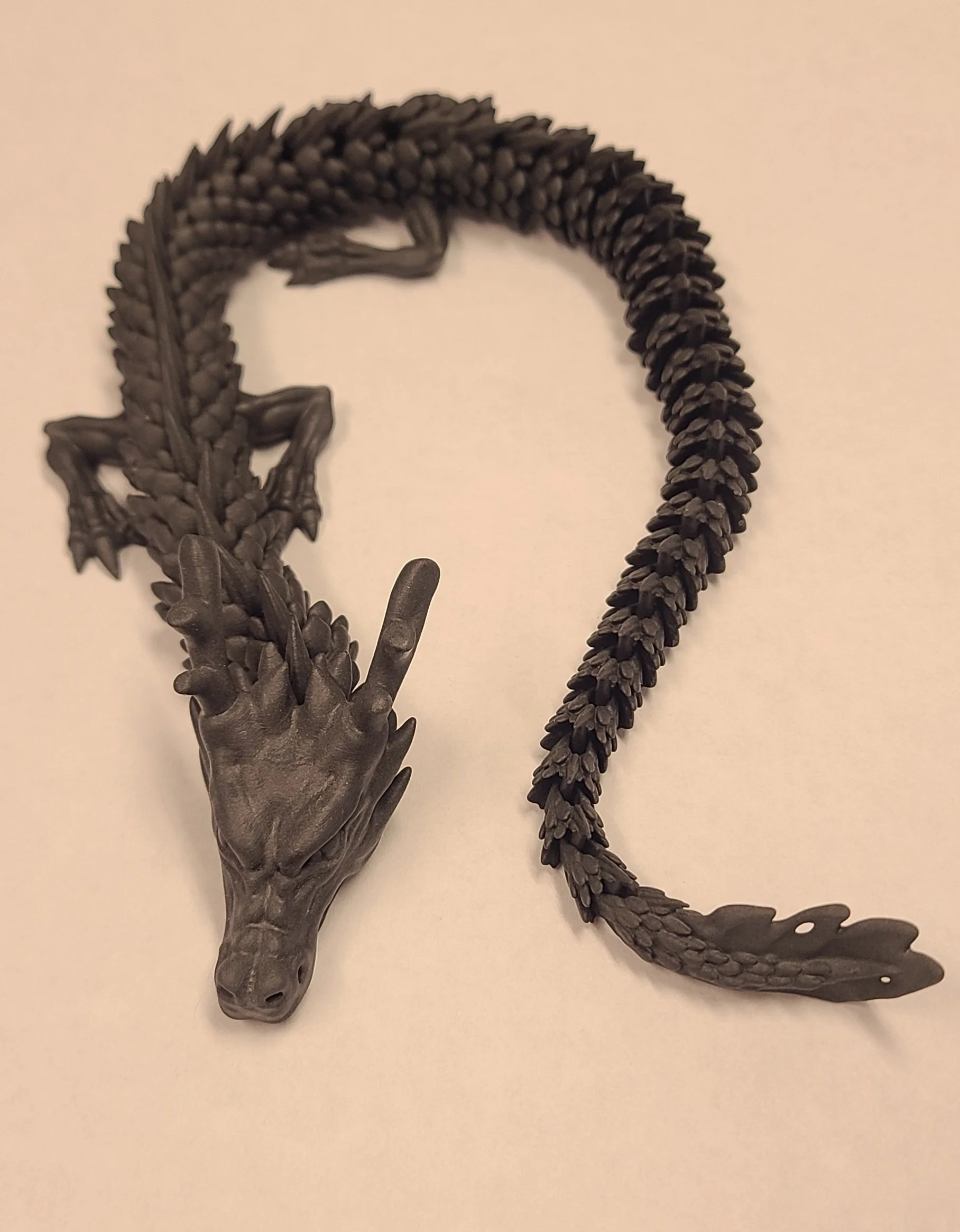 3D Printed Dragon-Black