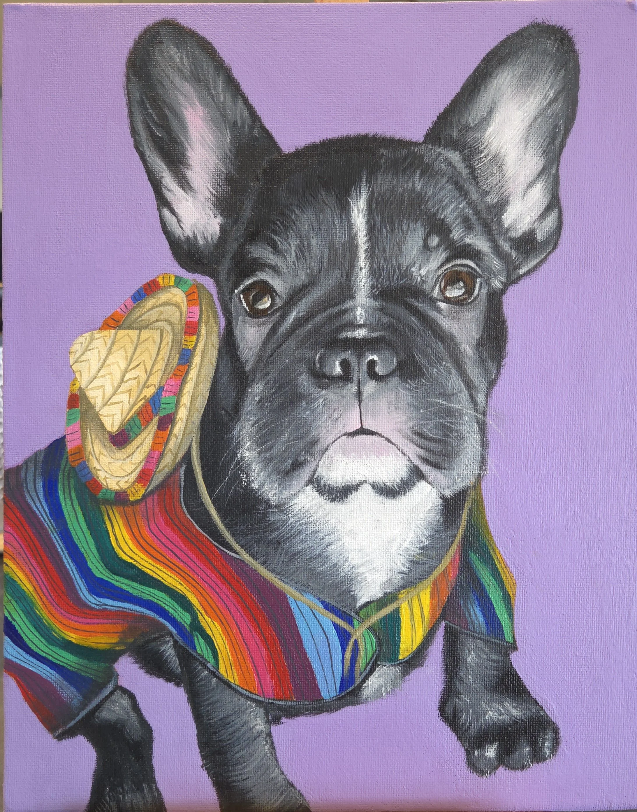 'Dottie' Commission in oil paint