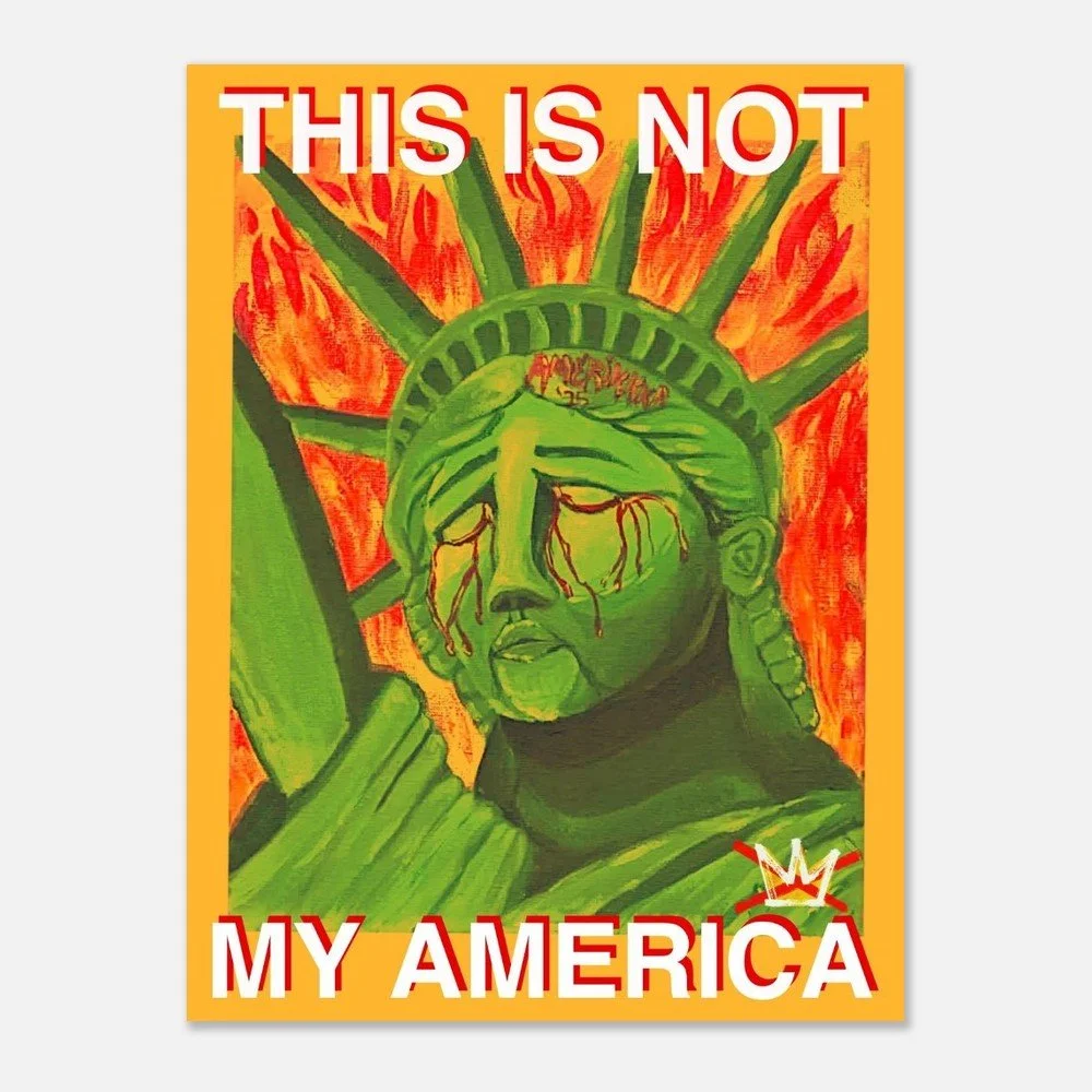 "This Is Not My America." on Premium Matte Paper Poster