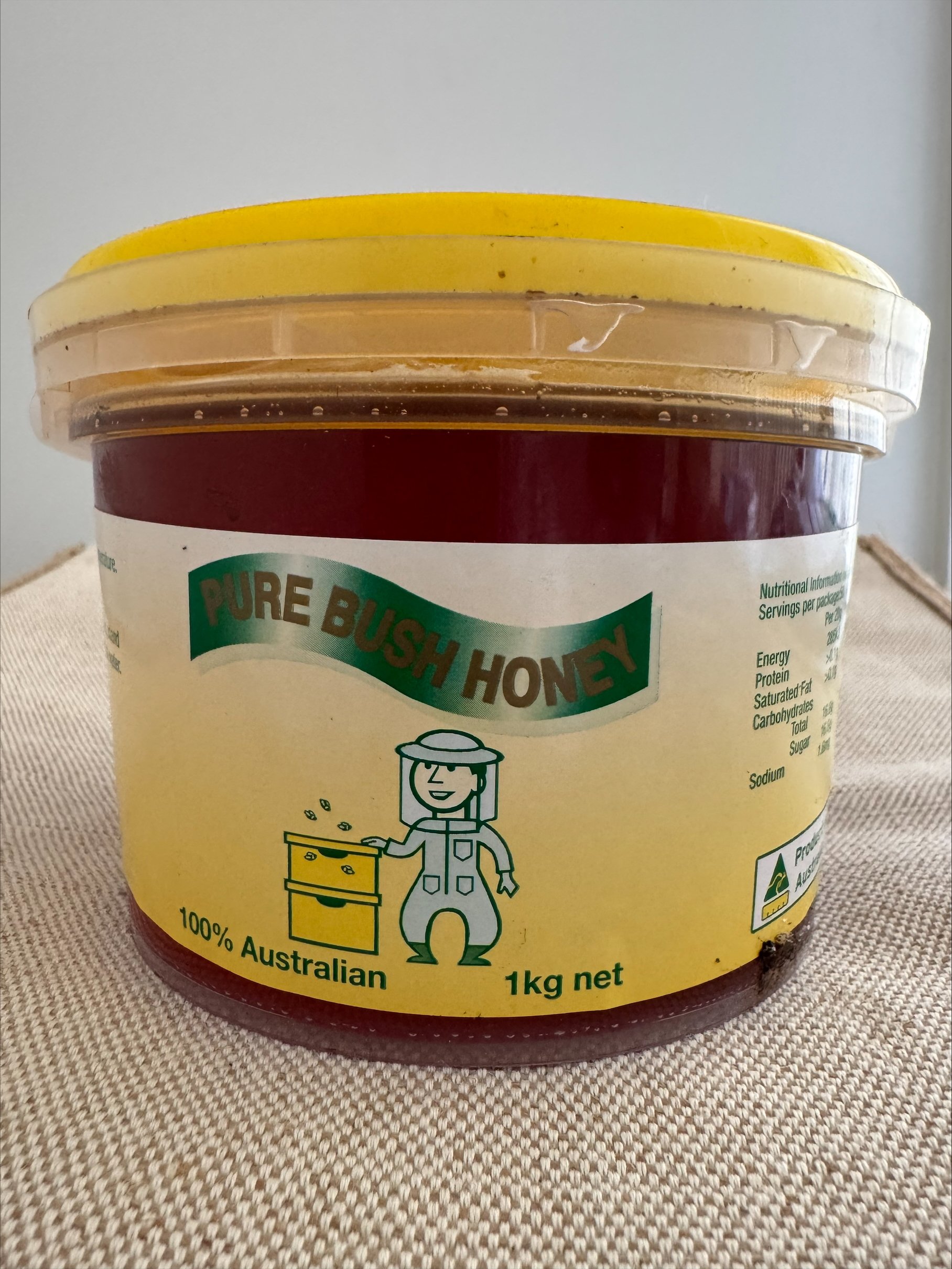 Bush honey - Yellow Box - 1kg
