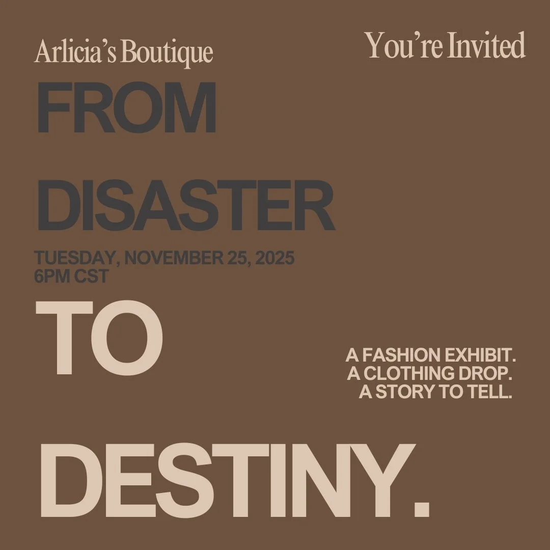 Hey, Illinois---We&rsquo;re just under a month away from the DSR Exhibit: From Disaster to Destiny! 

This powerful experience is more than an exhibit &mdash; it&rsquo;s a moment to see the inspiration behind the looks, and style. Join us for:

The E