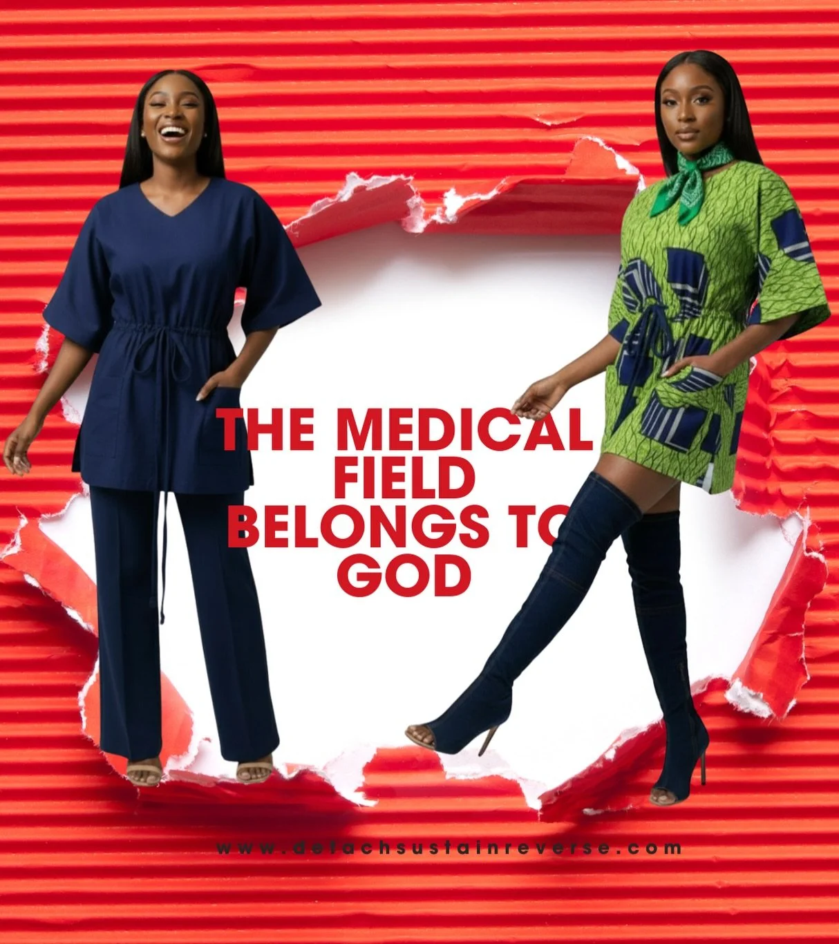 A field like this one is only effective when it believes in the name of Jesus as she uses her gifts for the benefit of every soul. 

#fridayshop #medicalfield #doctors #nurses #fashion