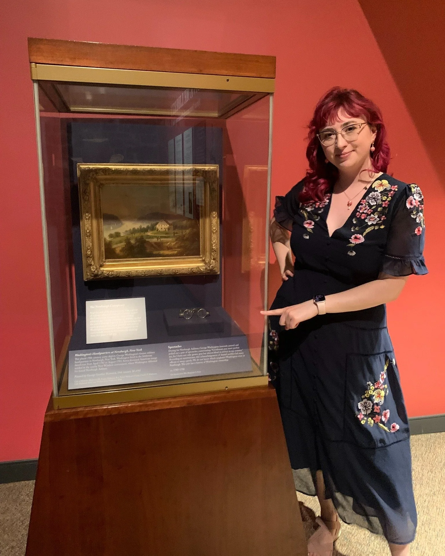 From my visit to @mount_vernon last summer: George Washington owned these c. 1780-1790 spectacles. During his Newburgh Address on March 15, 1783, Washington famously said, &ldquo;Gentlemen, you will permit me to put on my spectacles, for I have not o