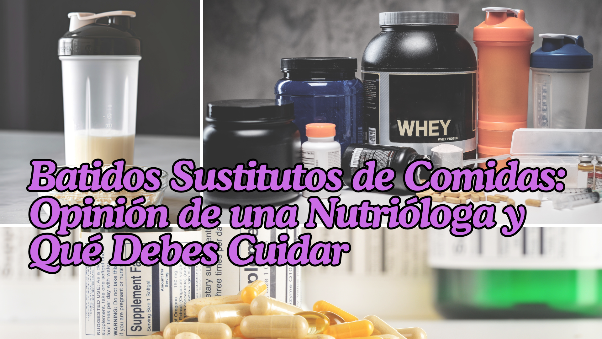Batidos Sustitutos de Comidas: Opinión de una Nutrióloga y Qué Debes Cuidar