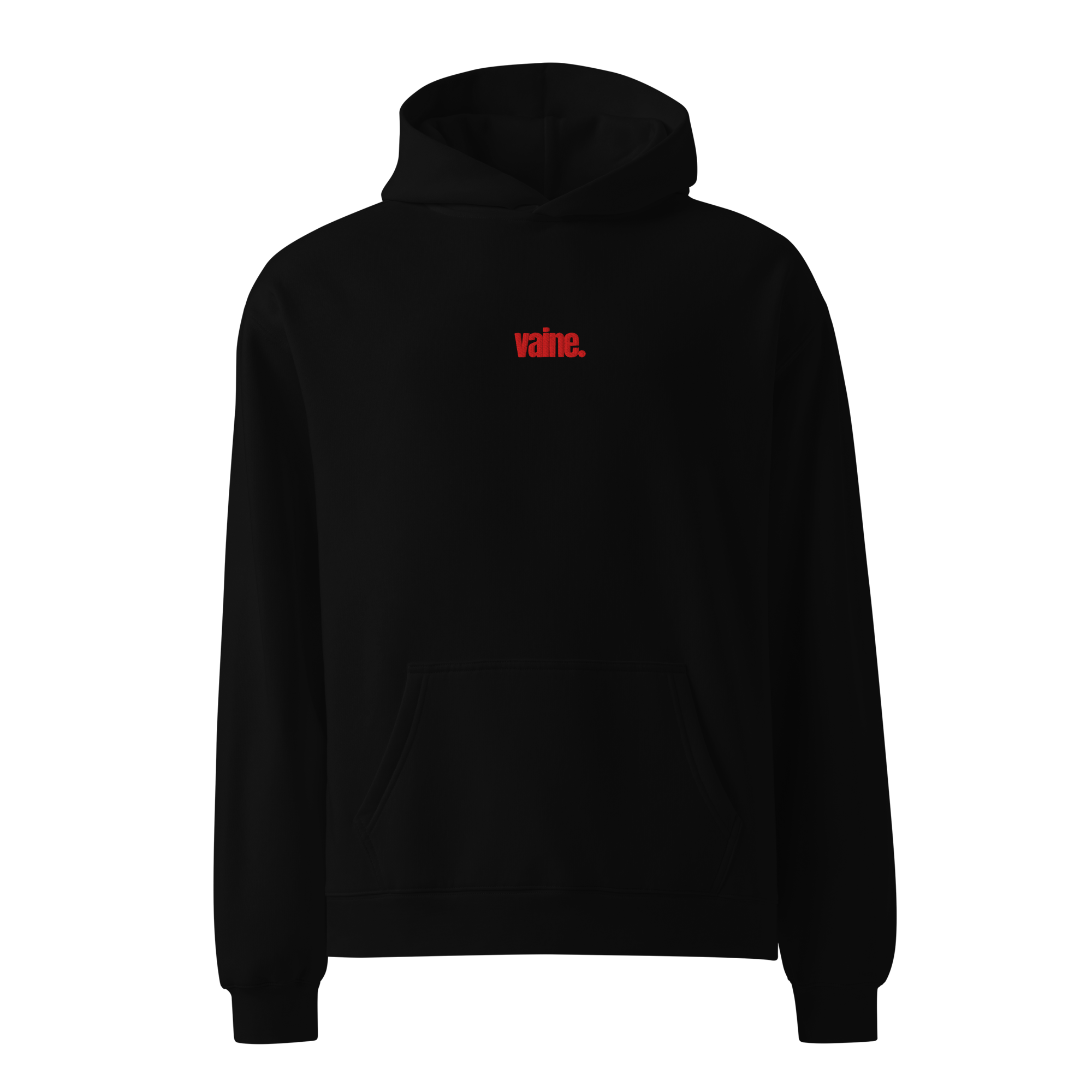 Plain Vaine Hoodie - Red Logo