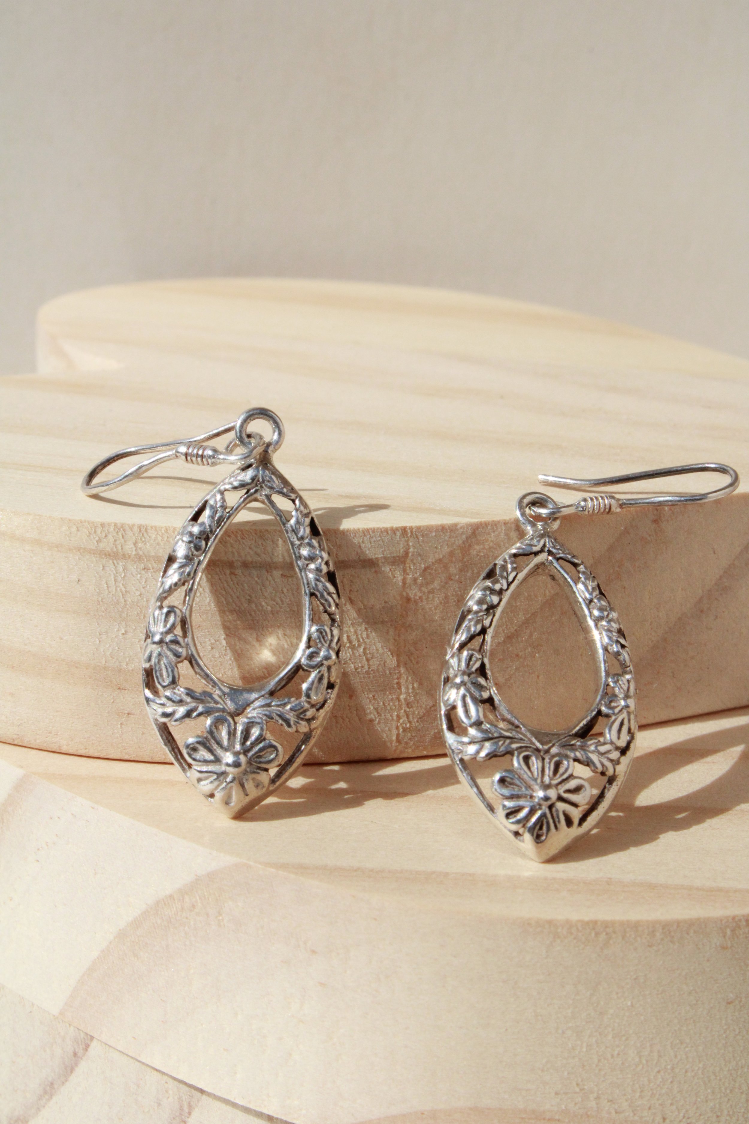 Meadow Tear Drop Dangling Earrings
