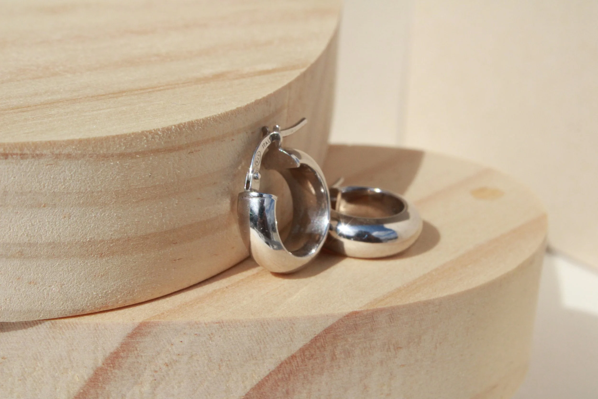 Mini Chunky Hoops