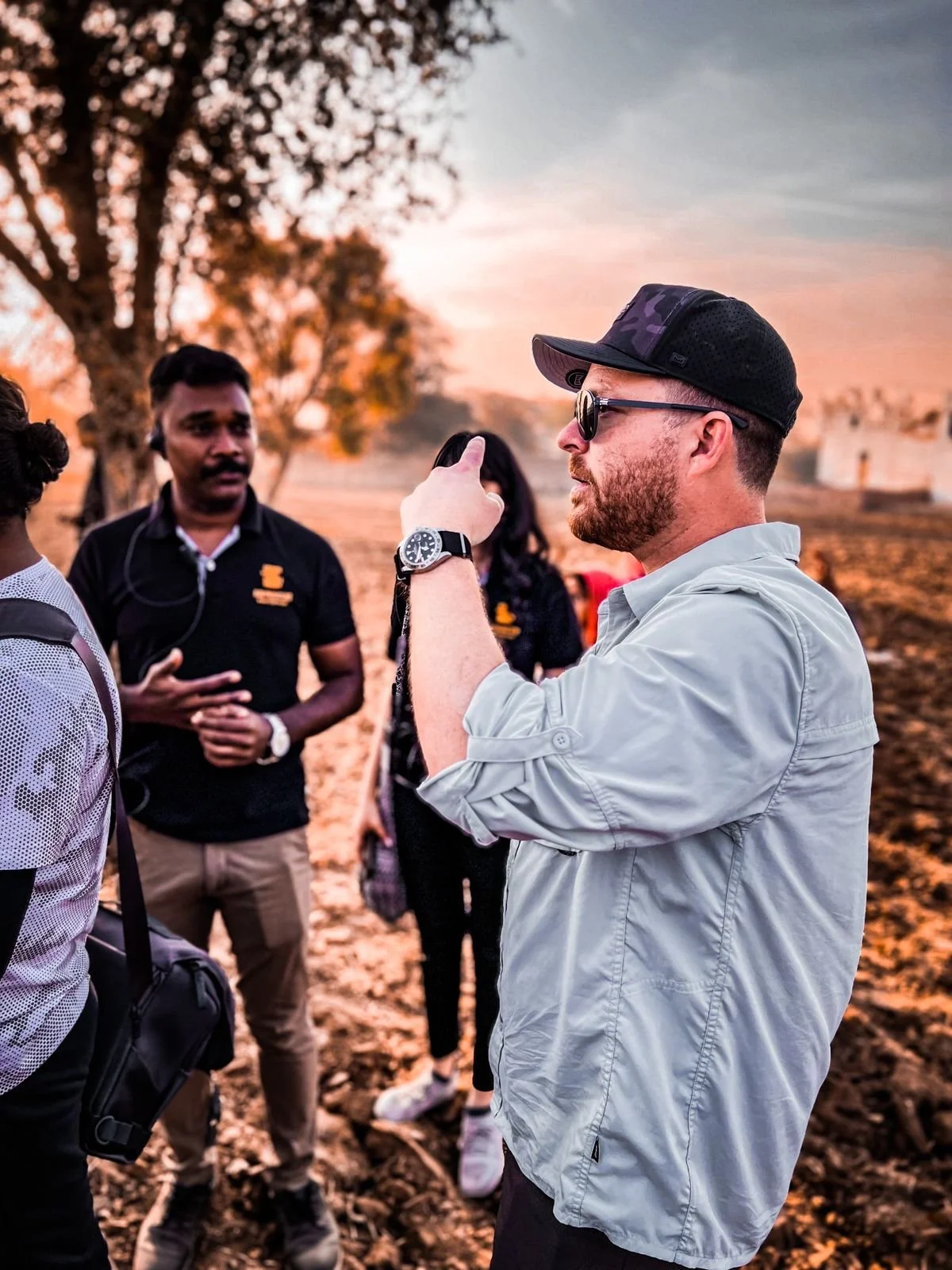 On set in Mewat, India
