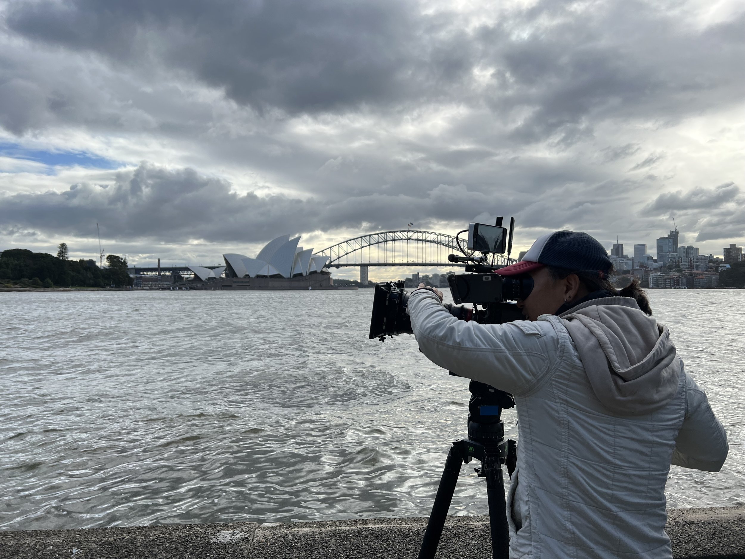 On set in Sydney, Australia 