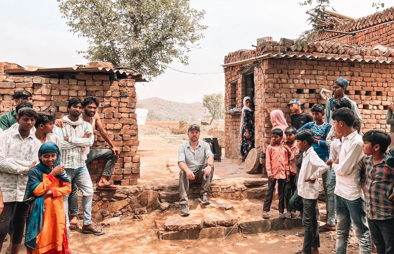 On set in Mewat, India