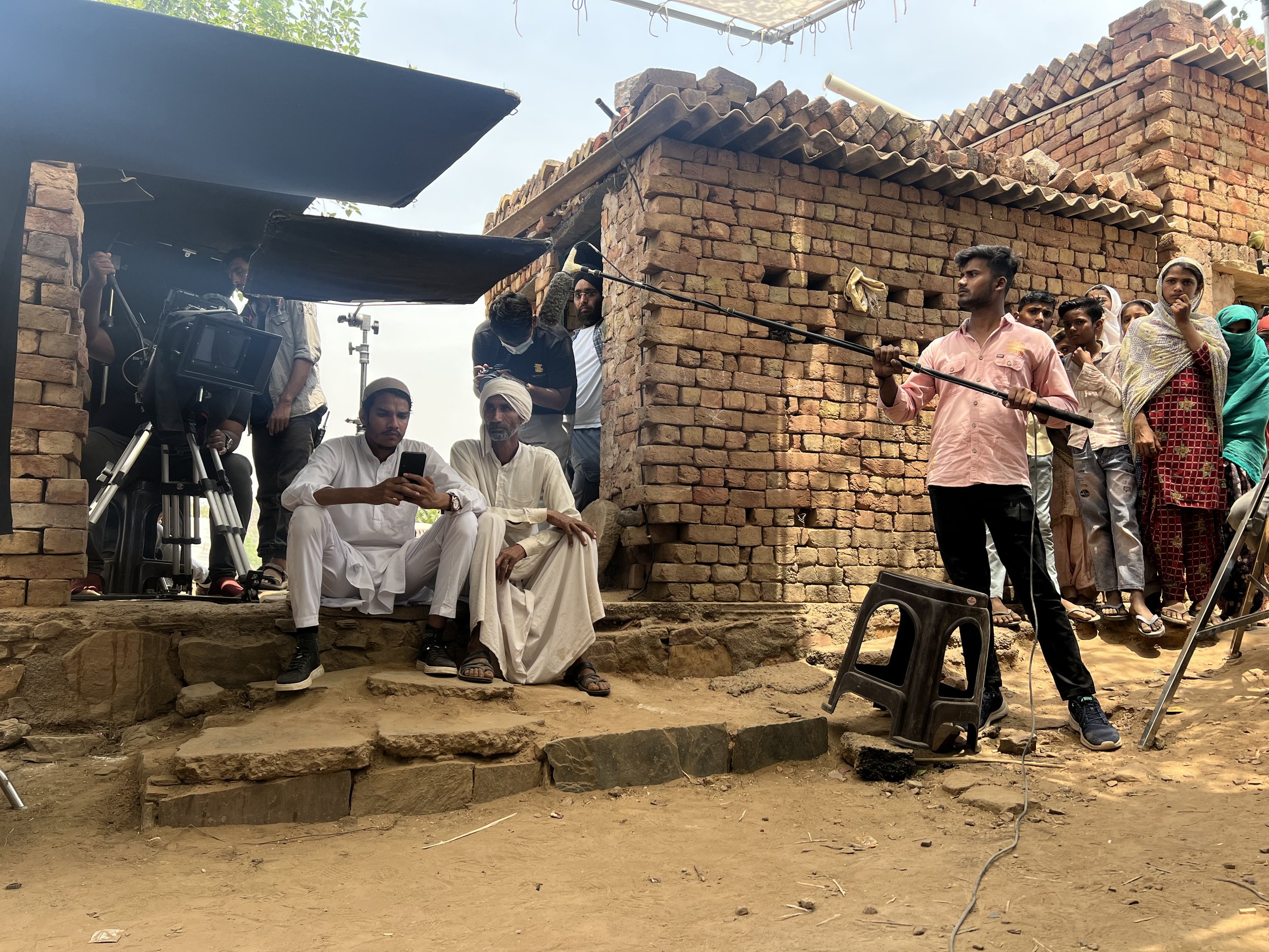 On set in Mewat, India